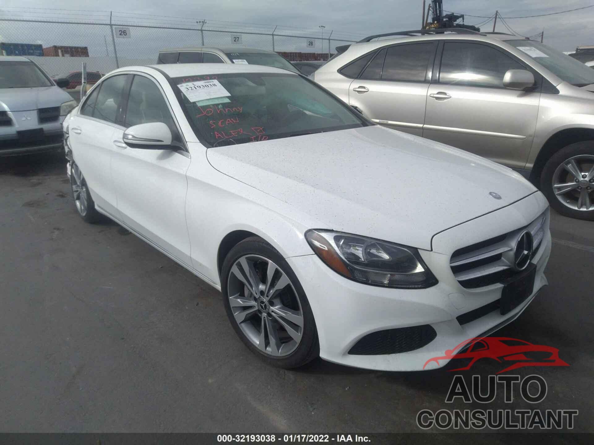 MERCEDES-BENZ C-CLASS 2017 - 55SWF4JB8HU227500