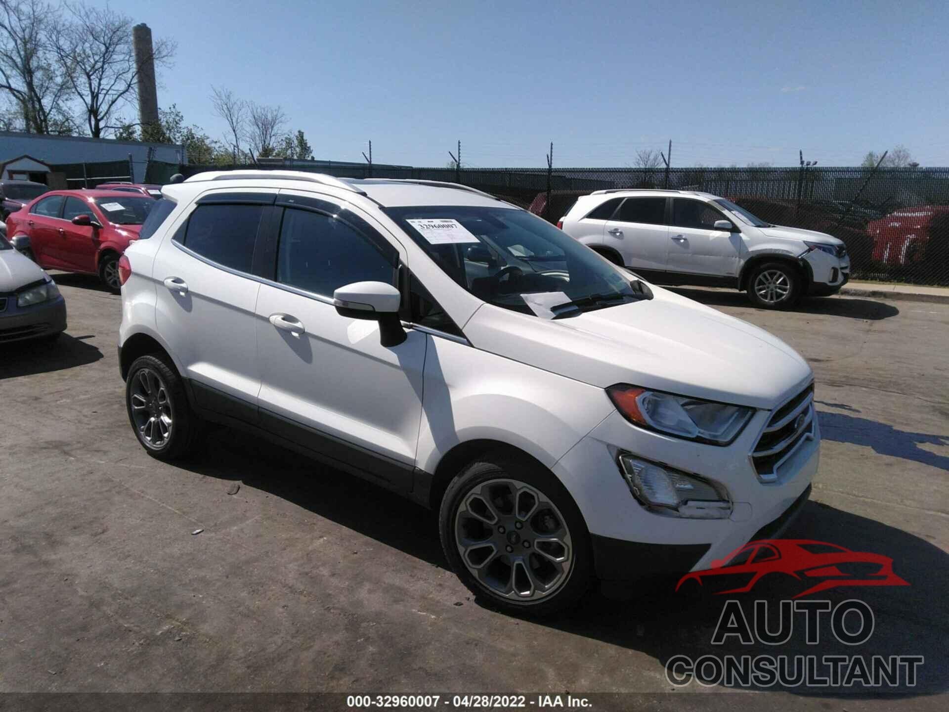 FORD ECOSPORT 2018 - MAJ6P1WL6JC198120