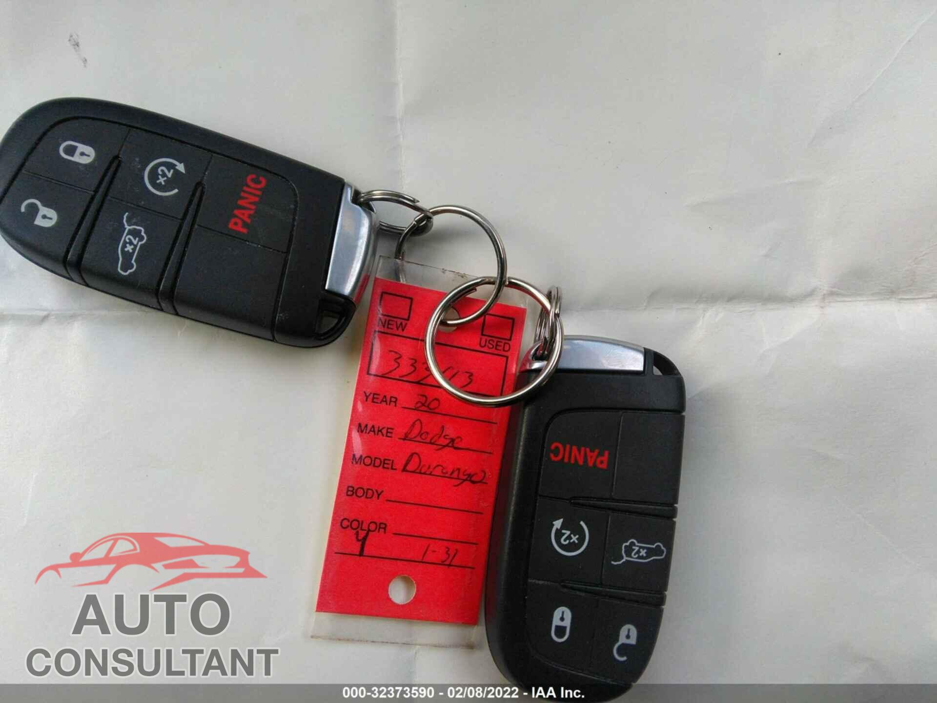 DODGE DURANGO 2020 - 1C4RDJDG3LC162846