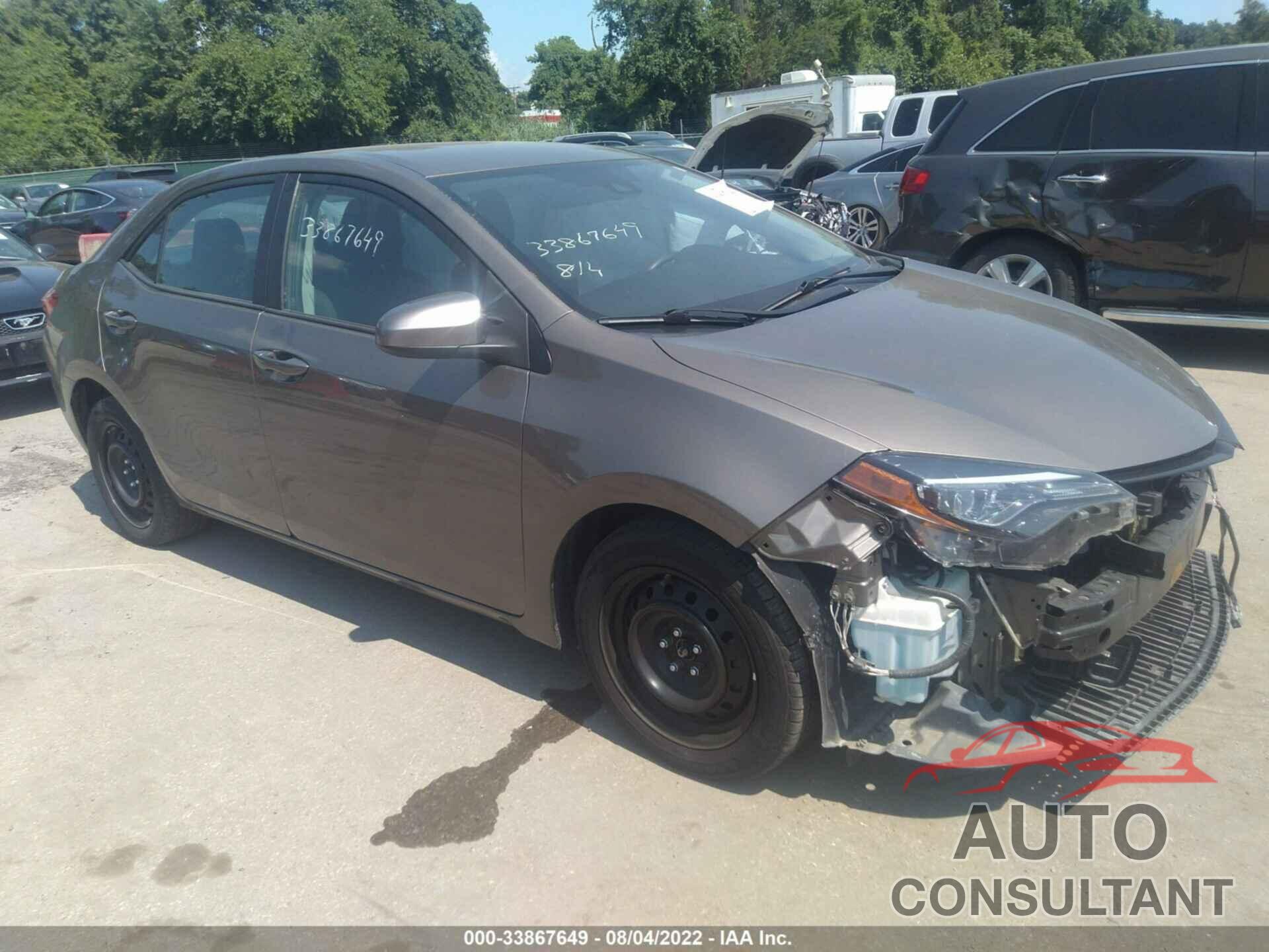 TOYOTA COROLLA 2018 - 2T1BURHE8JC029688