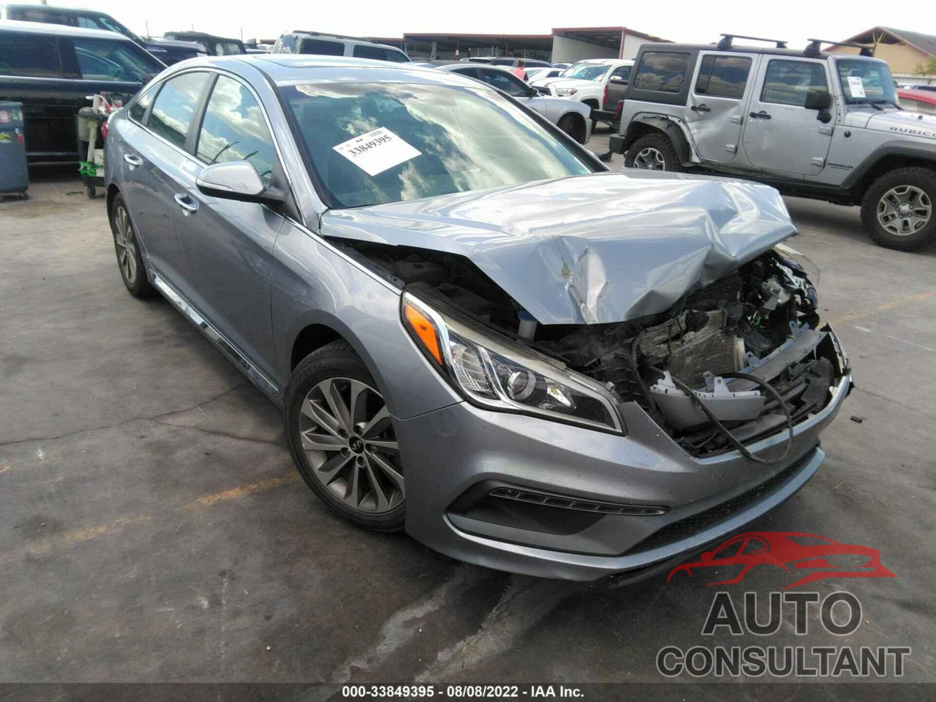 HYUNDAI SONATA 2017 - 5NPE34AF7HH468457
