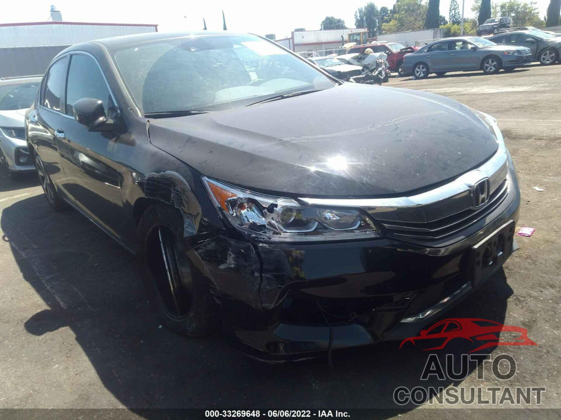 HONDA ACCORD SEDAN 2016 - 1HGCR2F08GA009721