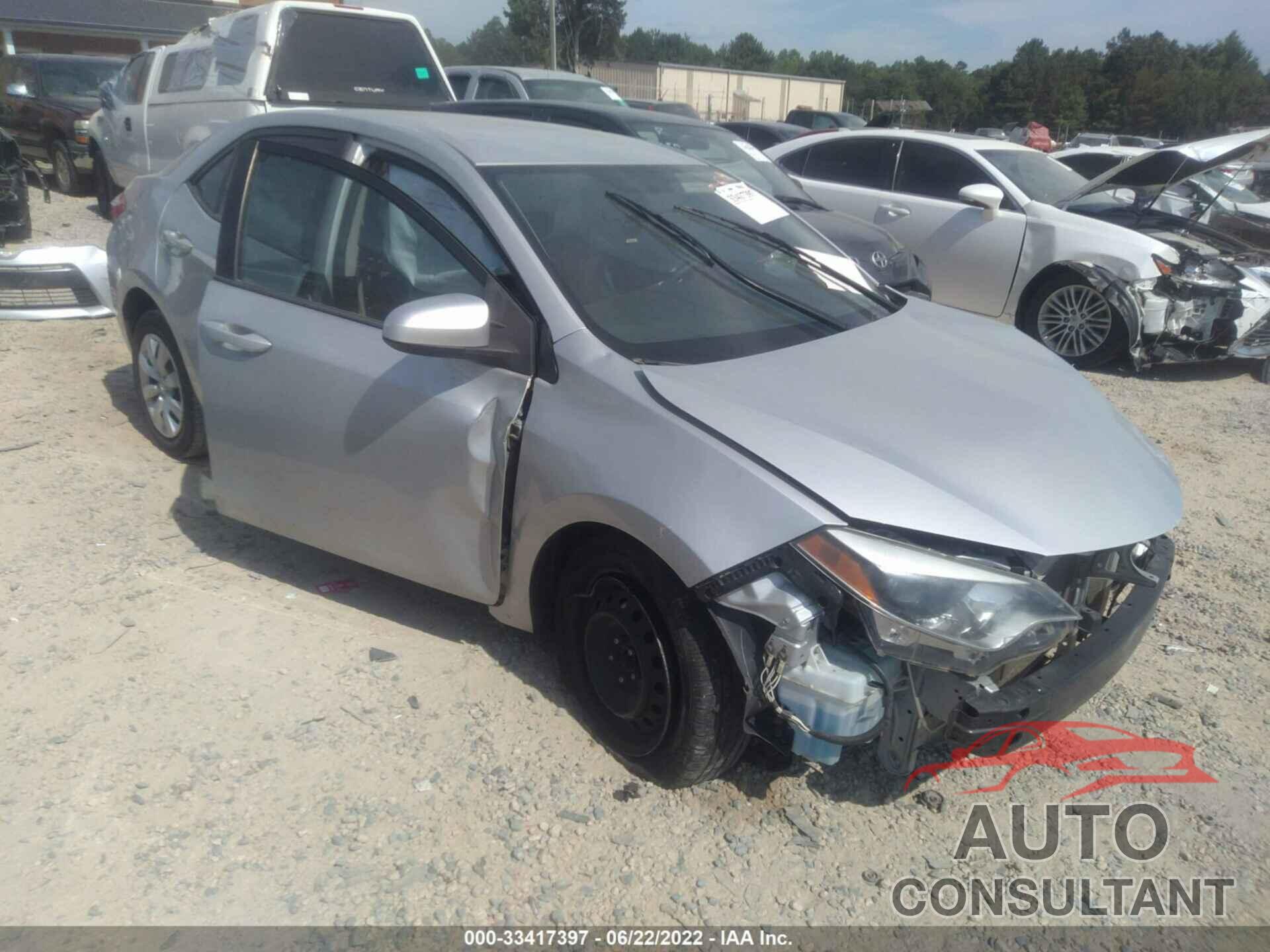 TOYOTA COROLLA 2016 - 2T1BURHE9GC595819
