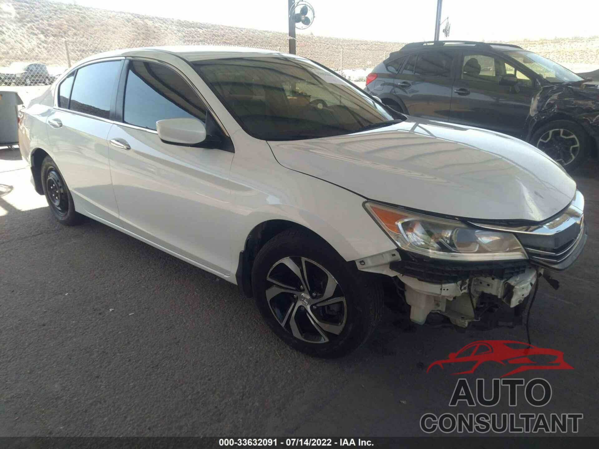 HONDA ACCORD SEDAN 2016 - 1HGCR2F39GA130400