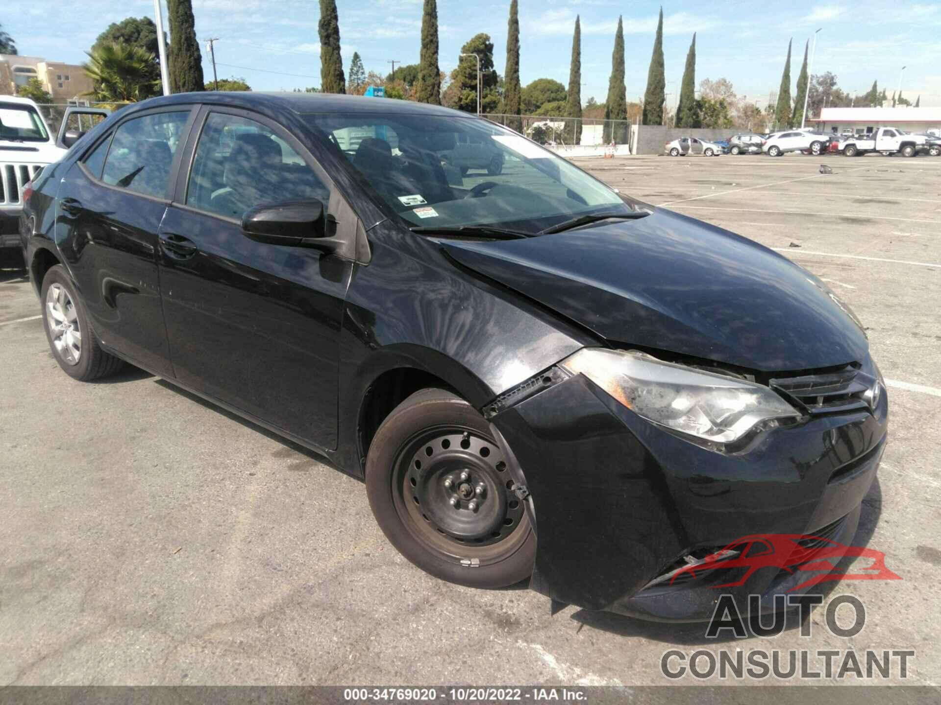 TOYOTA COROLLA 2016 - 5YFBURHE1GP507359
