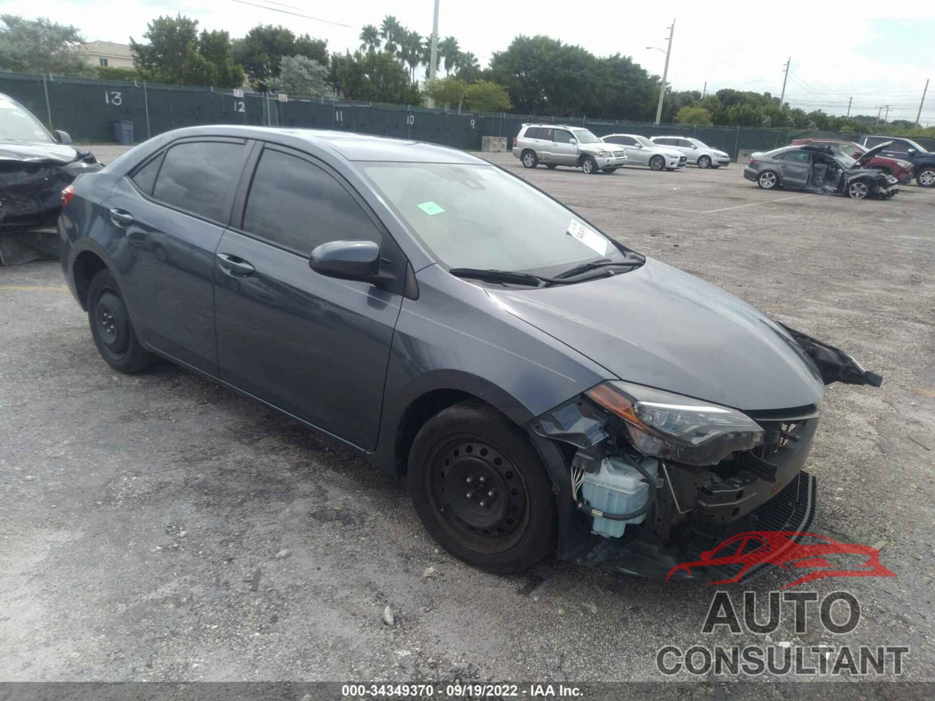 TOYOTA COROLLA 2019 - 5YFBURHEXKP944009