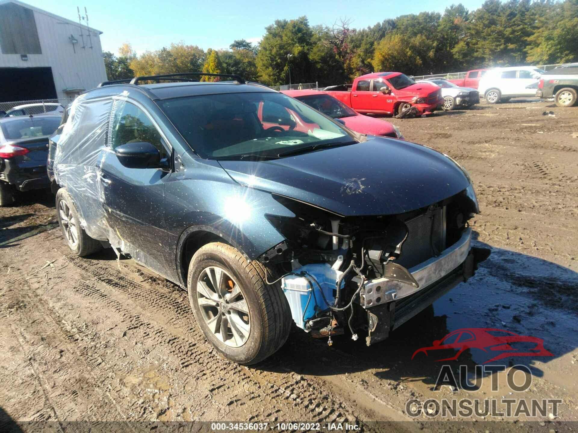 NISSAN MURANO 2016 - 5N1AZ2MH1GN125880