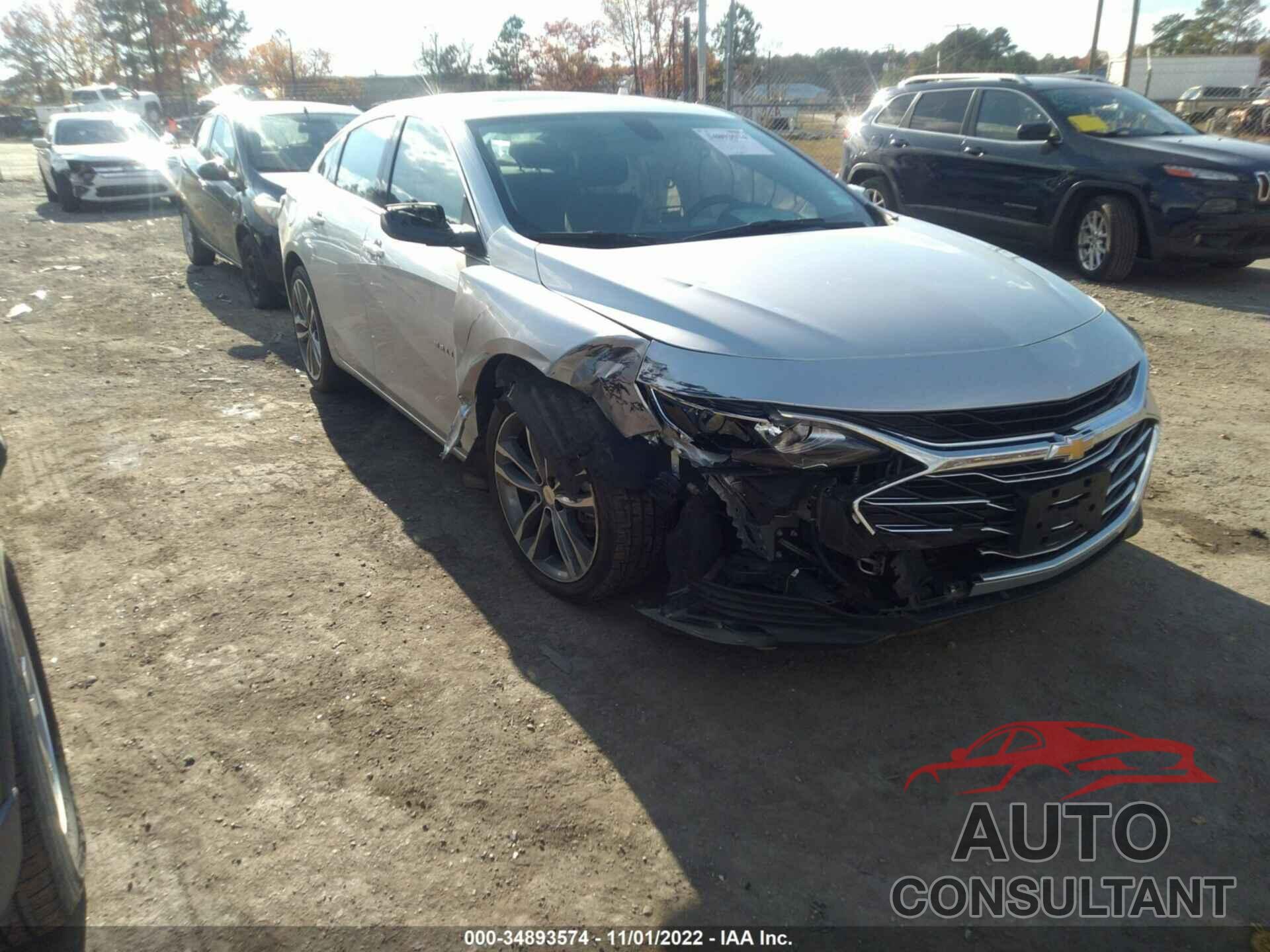 CHEVROLET MALIBU 2021 - 1G1ZD5ST0MF027906