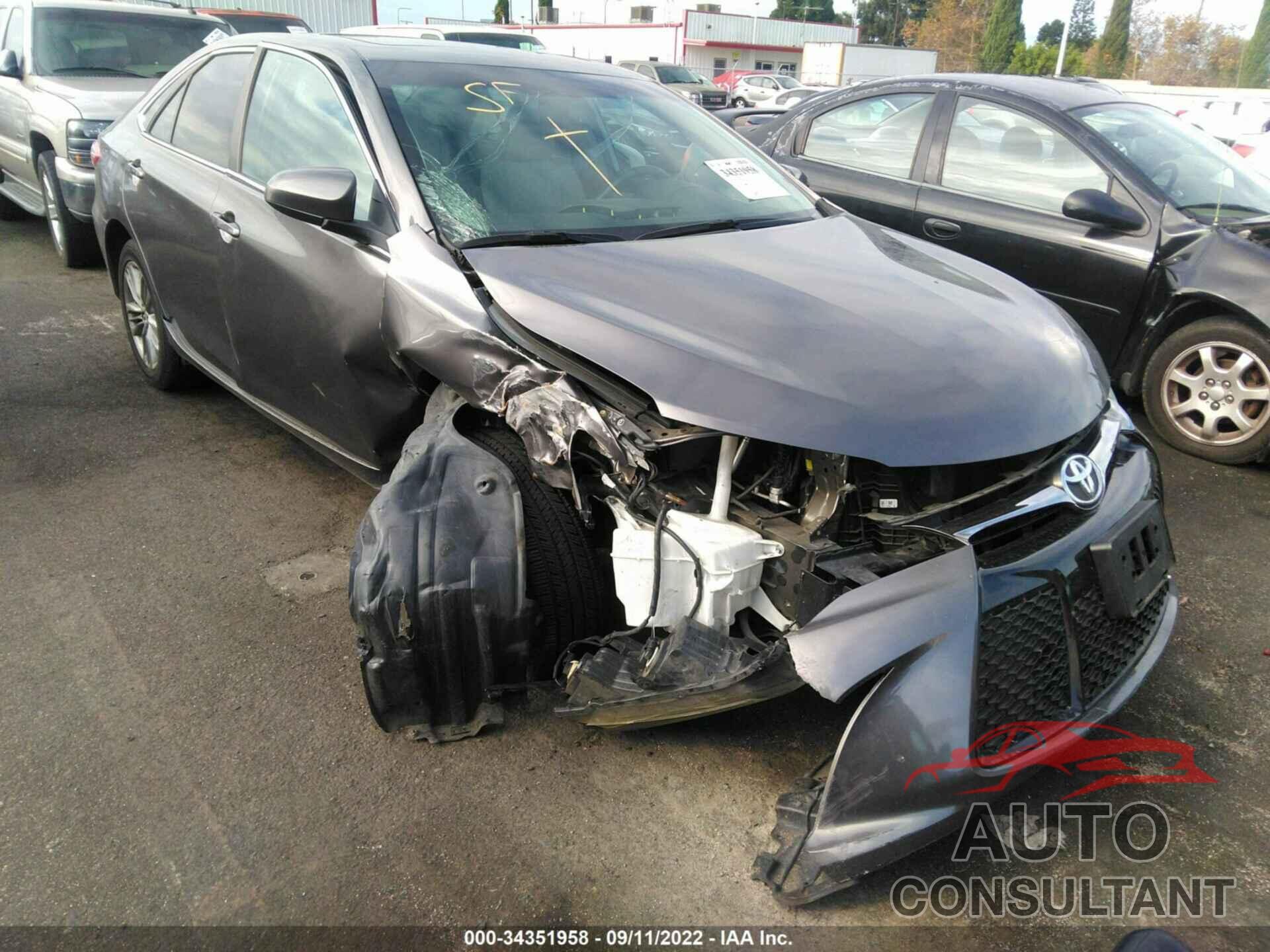 TOYOTA CAMRY 2016 - 4T1BF1FK4GU258381