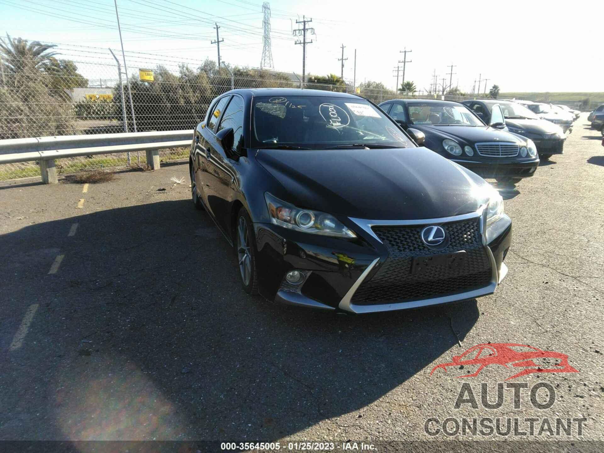 LEXUS CT 200H 2015 - JTHKD5BH1F2223236