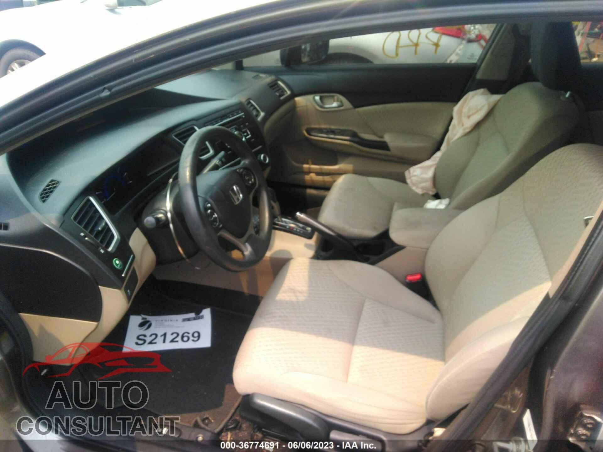 HONDA CIVIC 2014 - 19XFB2F57EE015225