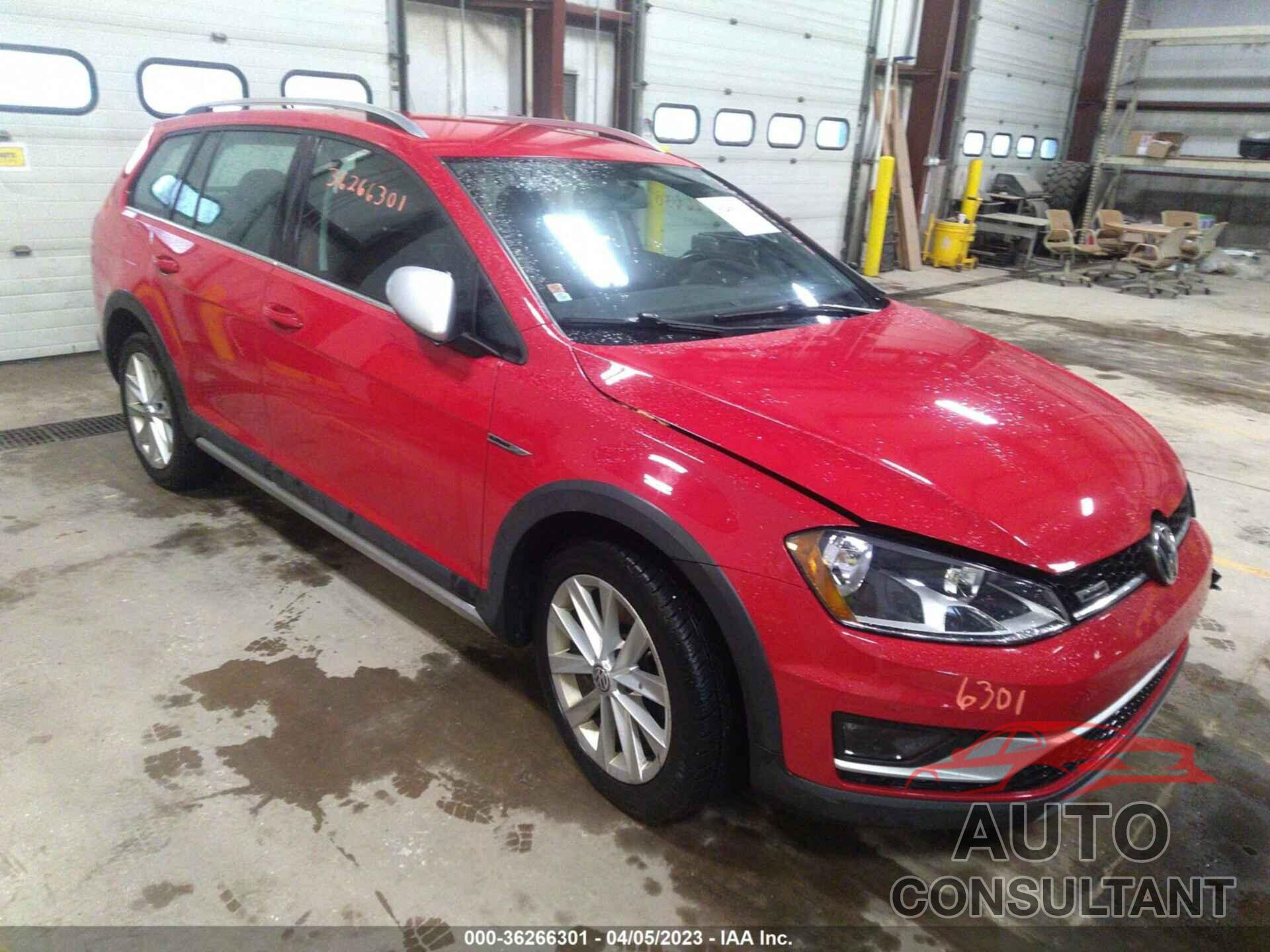 VOLKSWAGEN GOLF ALLTRACK 2017 - 3VWH17AU2HM541132