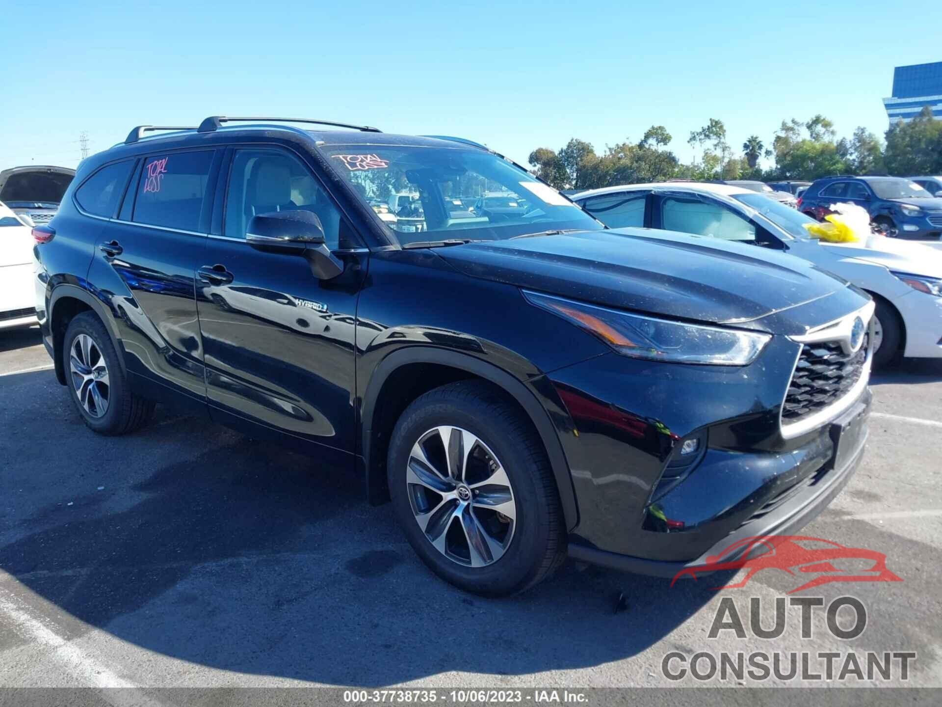 TOYOTA HIGHLANDER 2021 - 5TDHARAH1MS007664