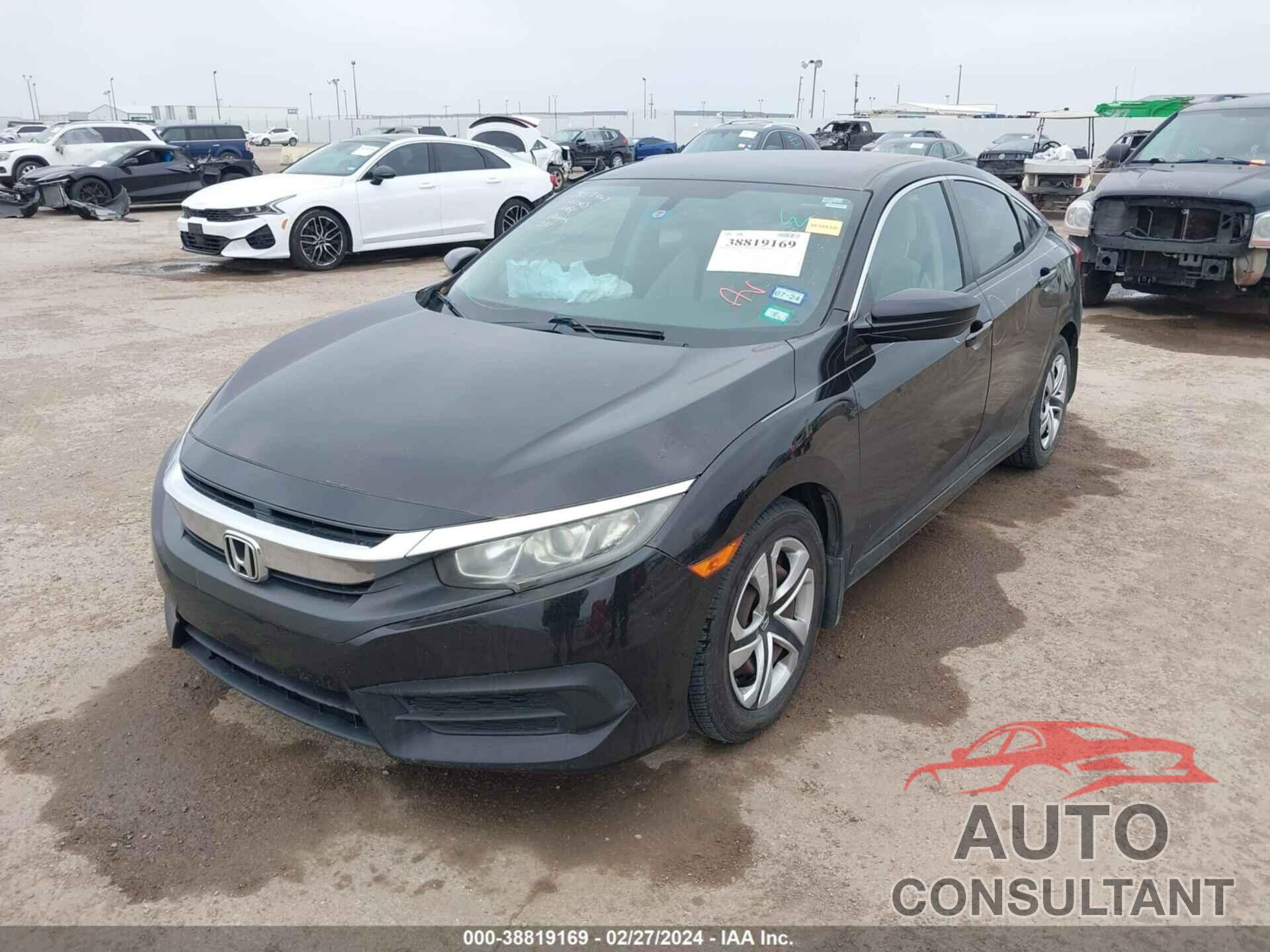 HONDA CIVIC 2016 - 19XFC2F52GE017464