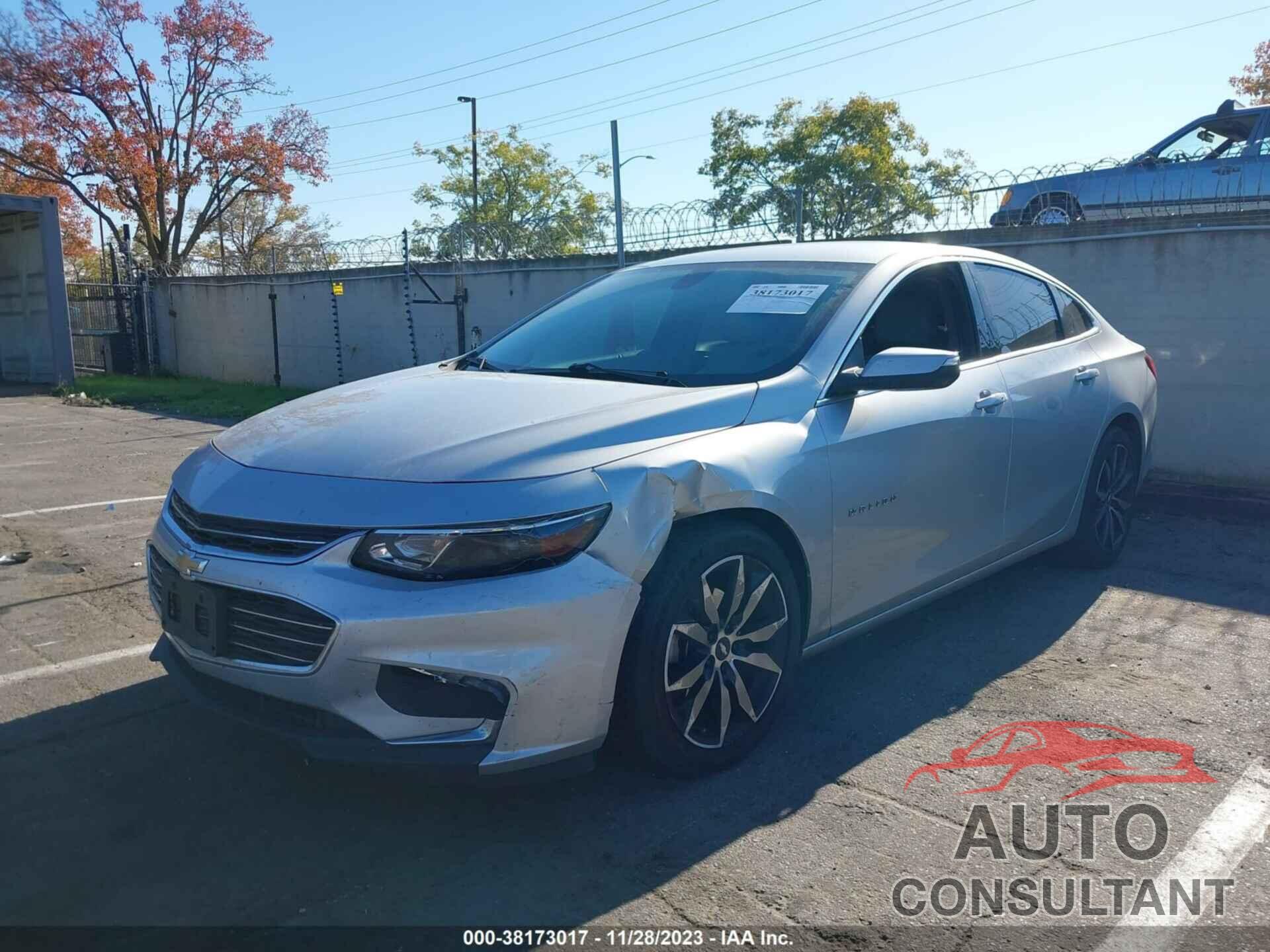 CHEVROLET MALIBU 2017 - 1G1ZE5ST5HF228042