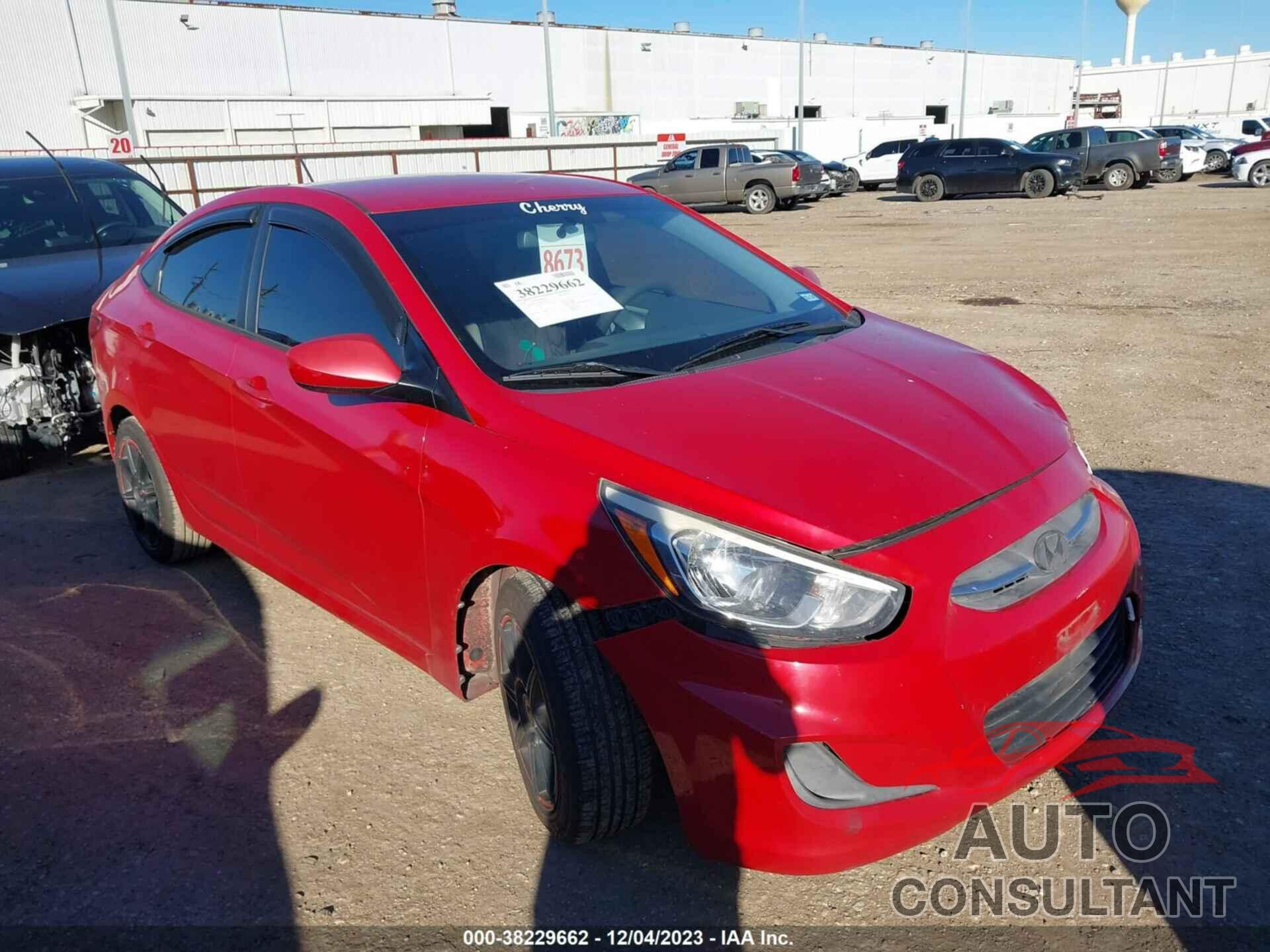 HYUNDAI ACCENT 2016 - KMHCT4AEXGU062395