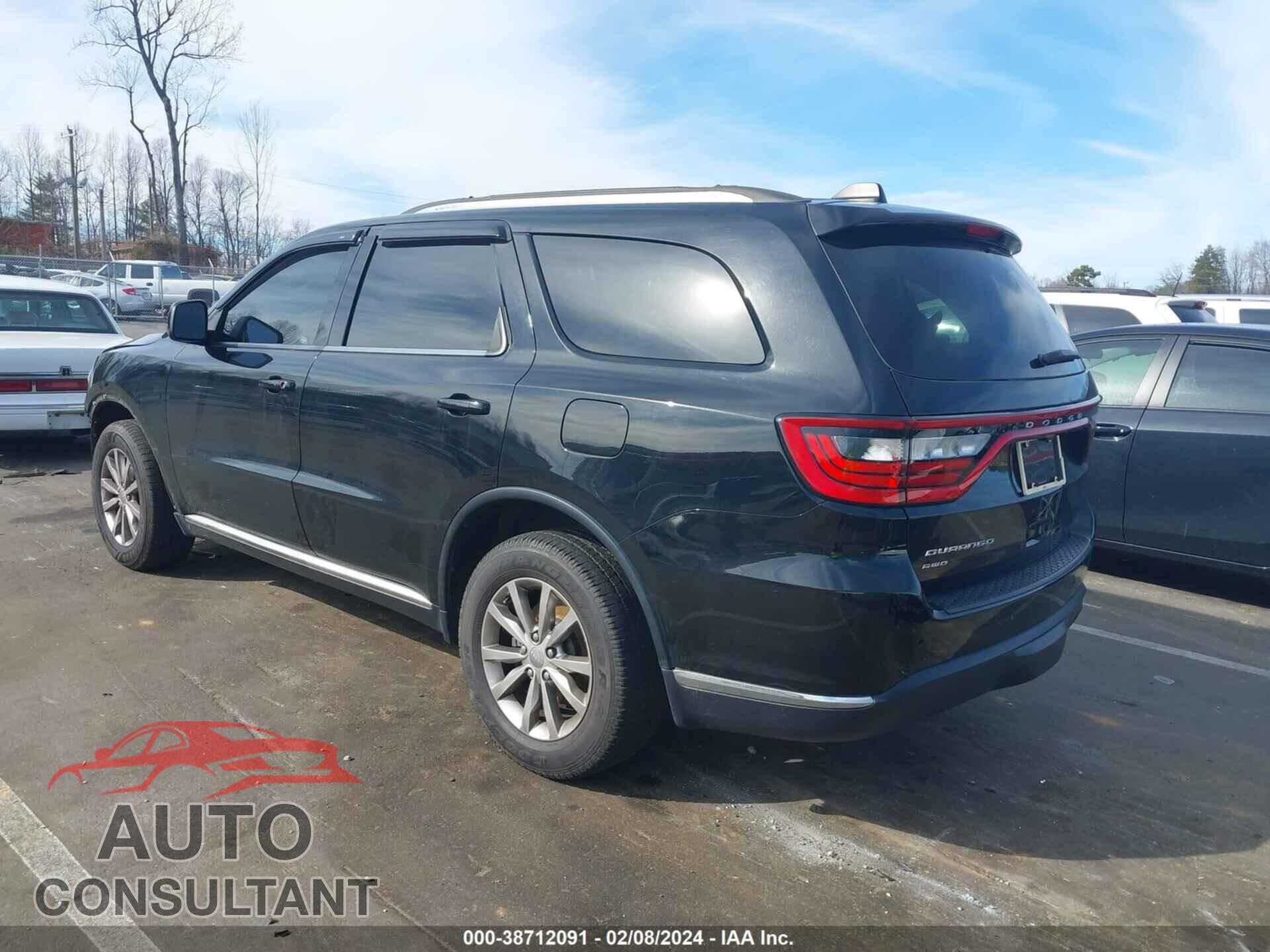 DODGE DURANGO 2017 - 1C4RDJAG6HC860234