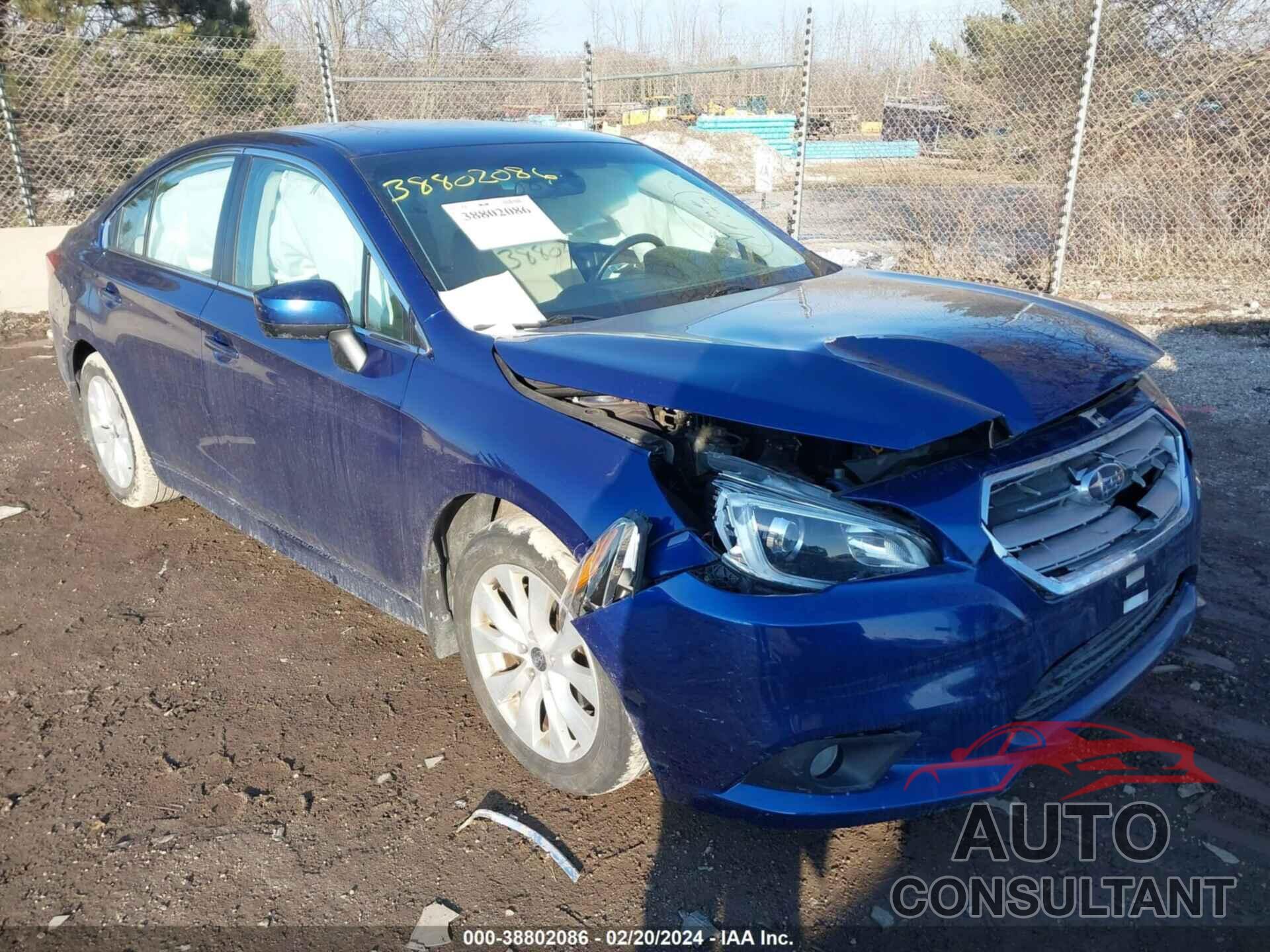 SUBARU LEGACY 2016 - 4S3BNAC67G3022814