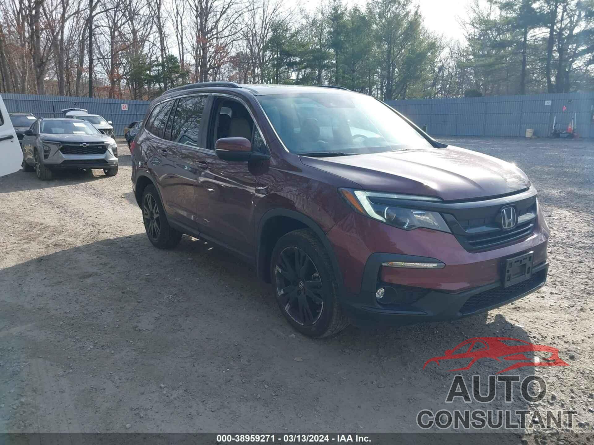 HONDA PILOT 2022 - 5FNYF6H24NB045641