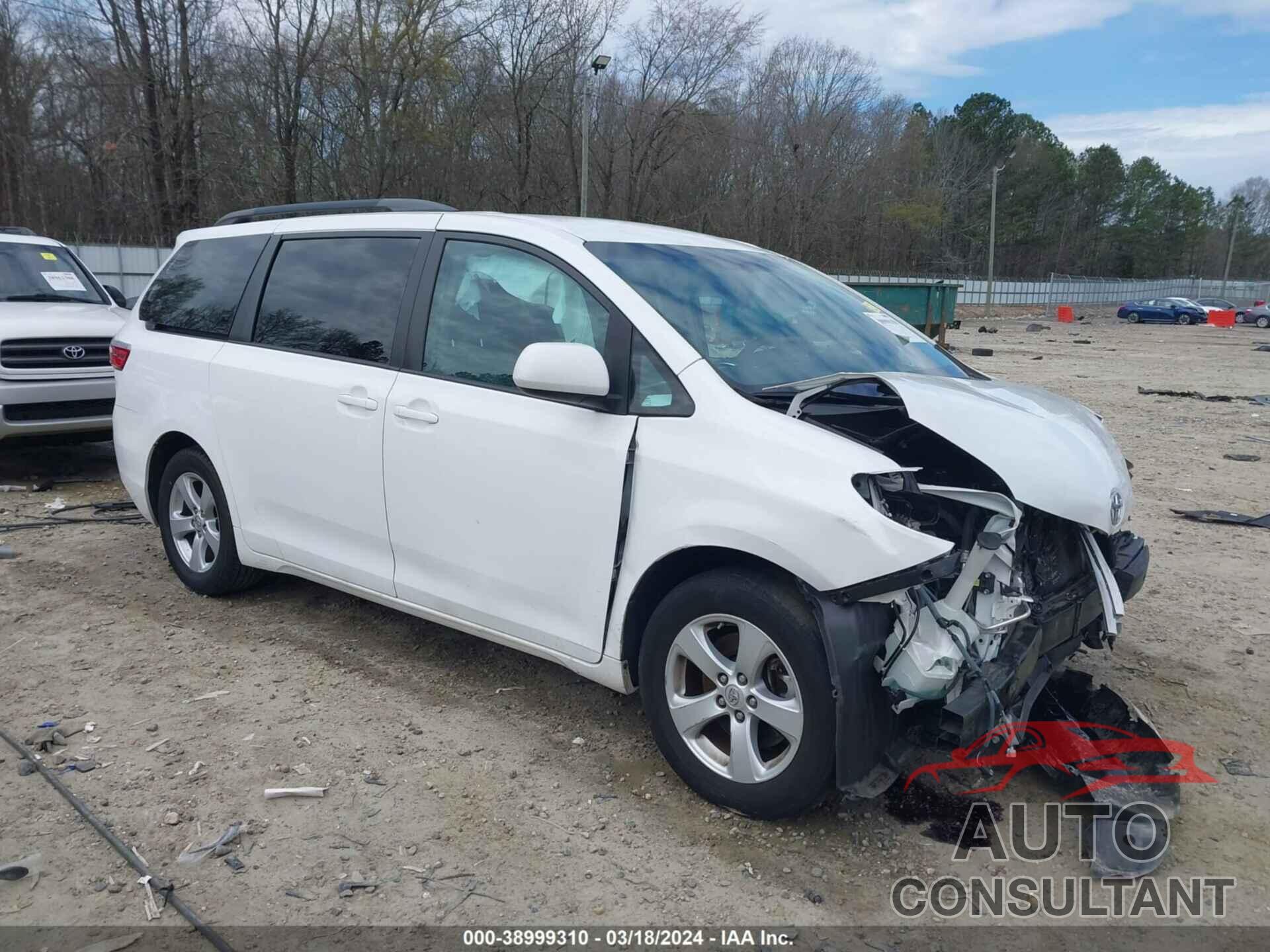 TOYOTA SIENNA 2017 - 5TDKZ3DC1HS786243