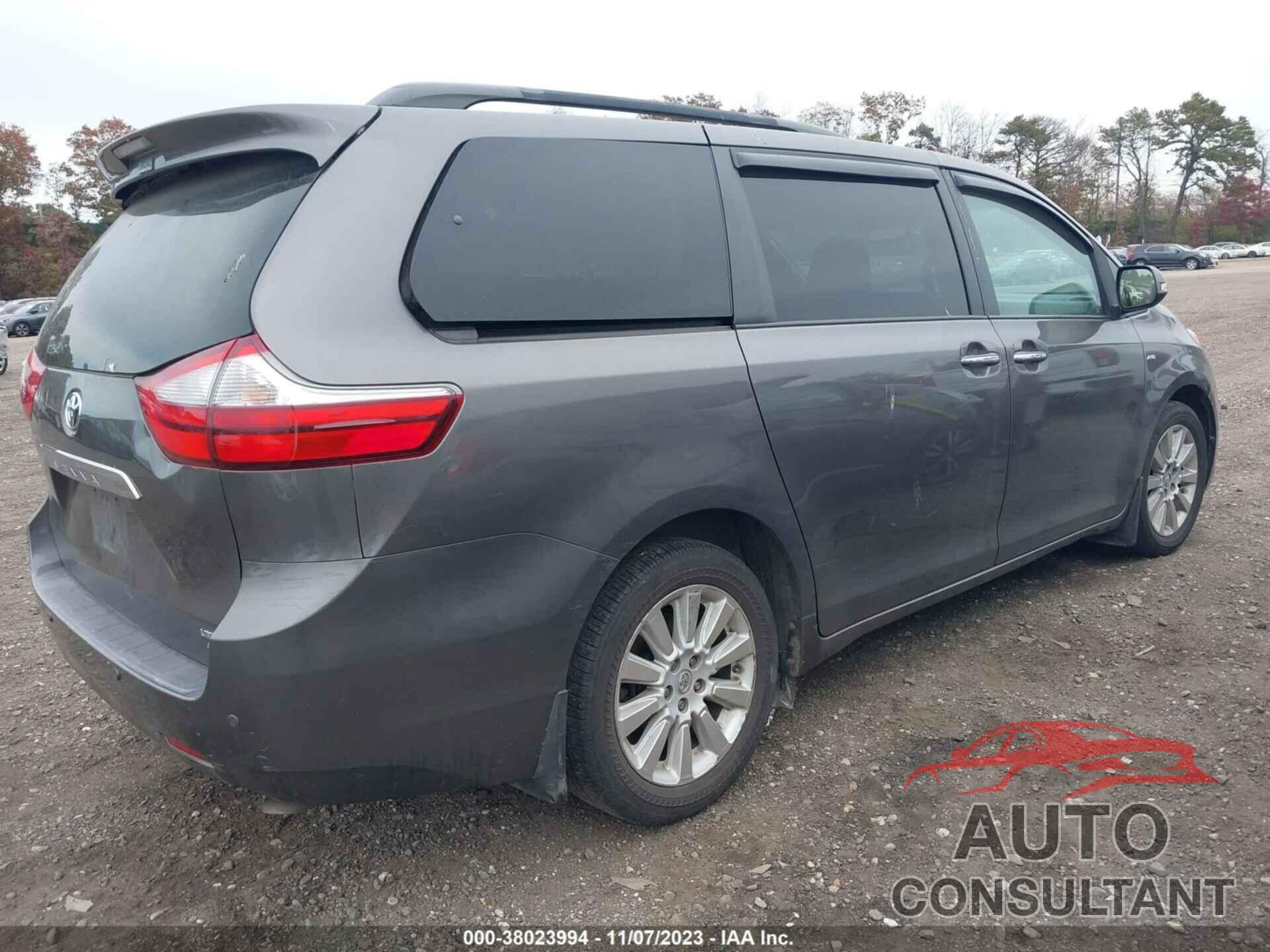 TOYOTA SIENNA 2016 - 5TDDK3DCXGS130702