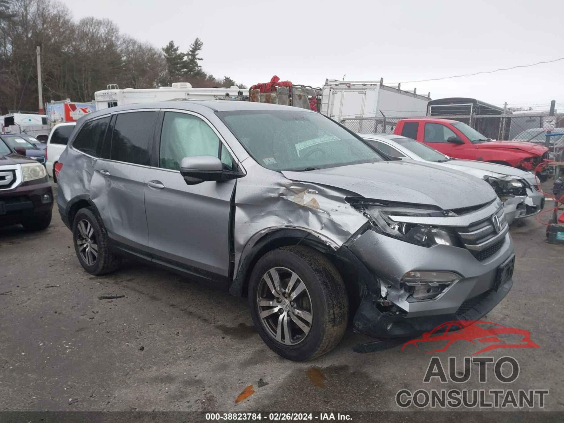 HONDA PILOT 2017 - 5FNYF6H53HB002455