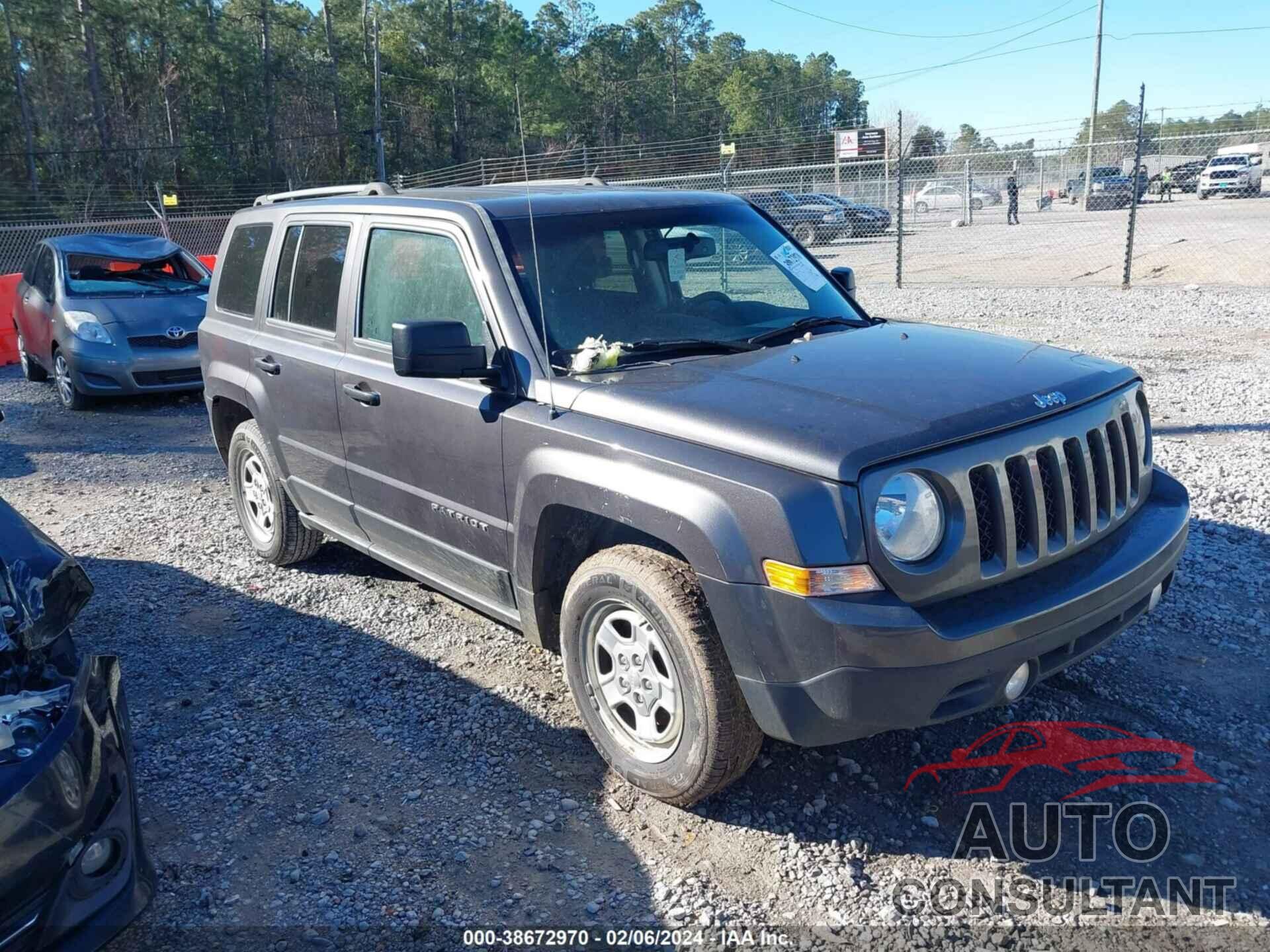 JEEP PATRIOT 2016 - 1C4NJPBB4GD576784