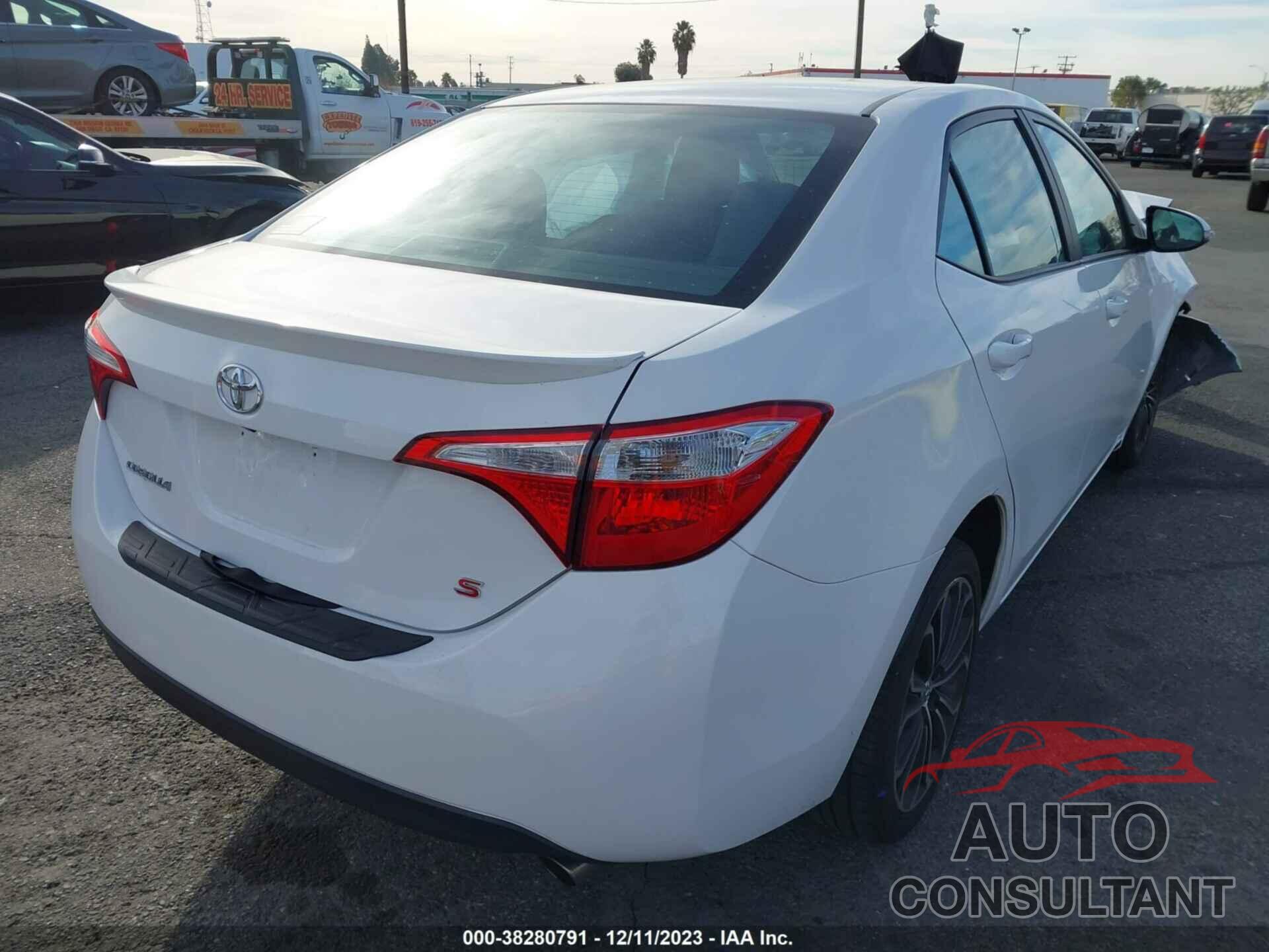 TOYOTA COROLLA 2016 - 5YFBURHE9GP407848