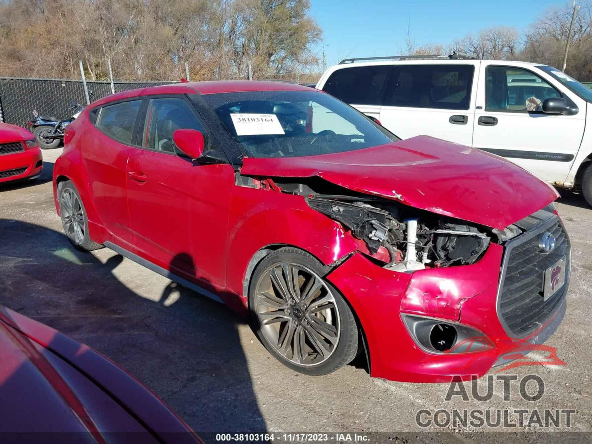 HYUNDAI VELOSTER 2016 - KMHTC6AE1GU260746