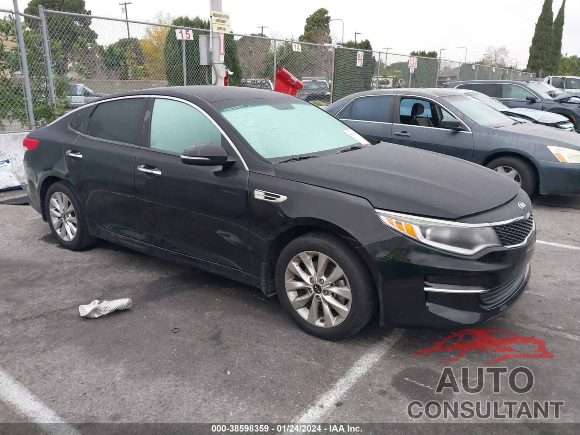 KIA OPTIMA 2018 - 5XXGT4L36JG260678