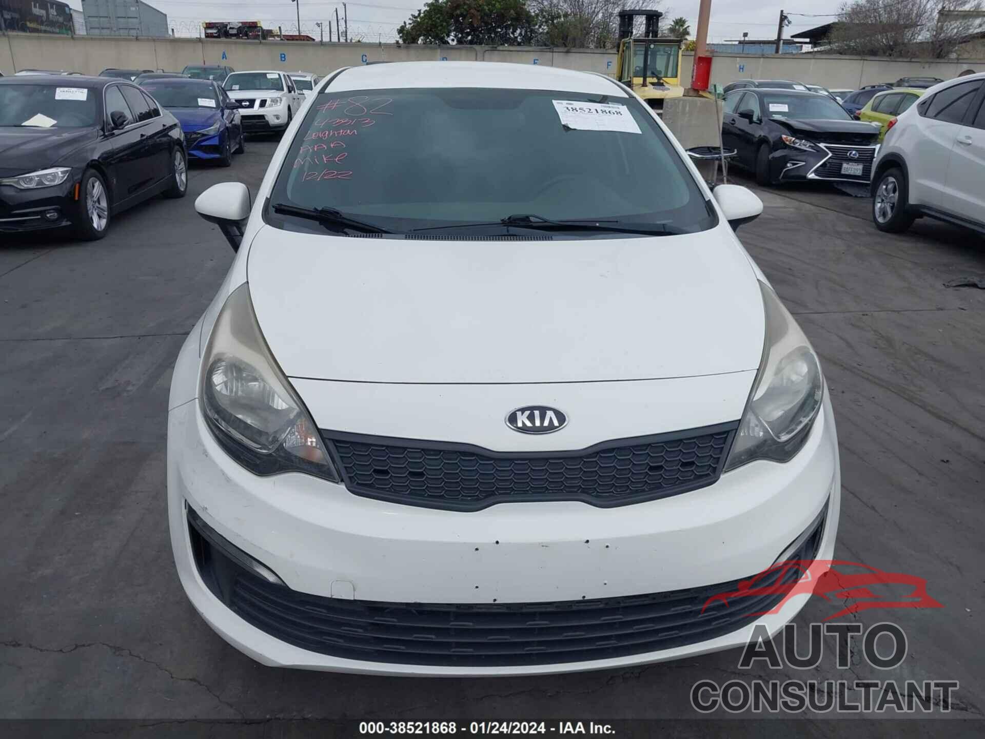 KIA RIO 2016 - KNADM4A32G6547636