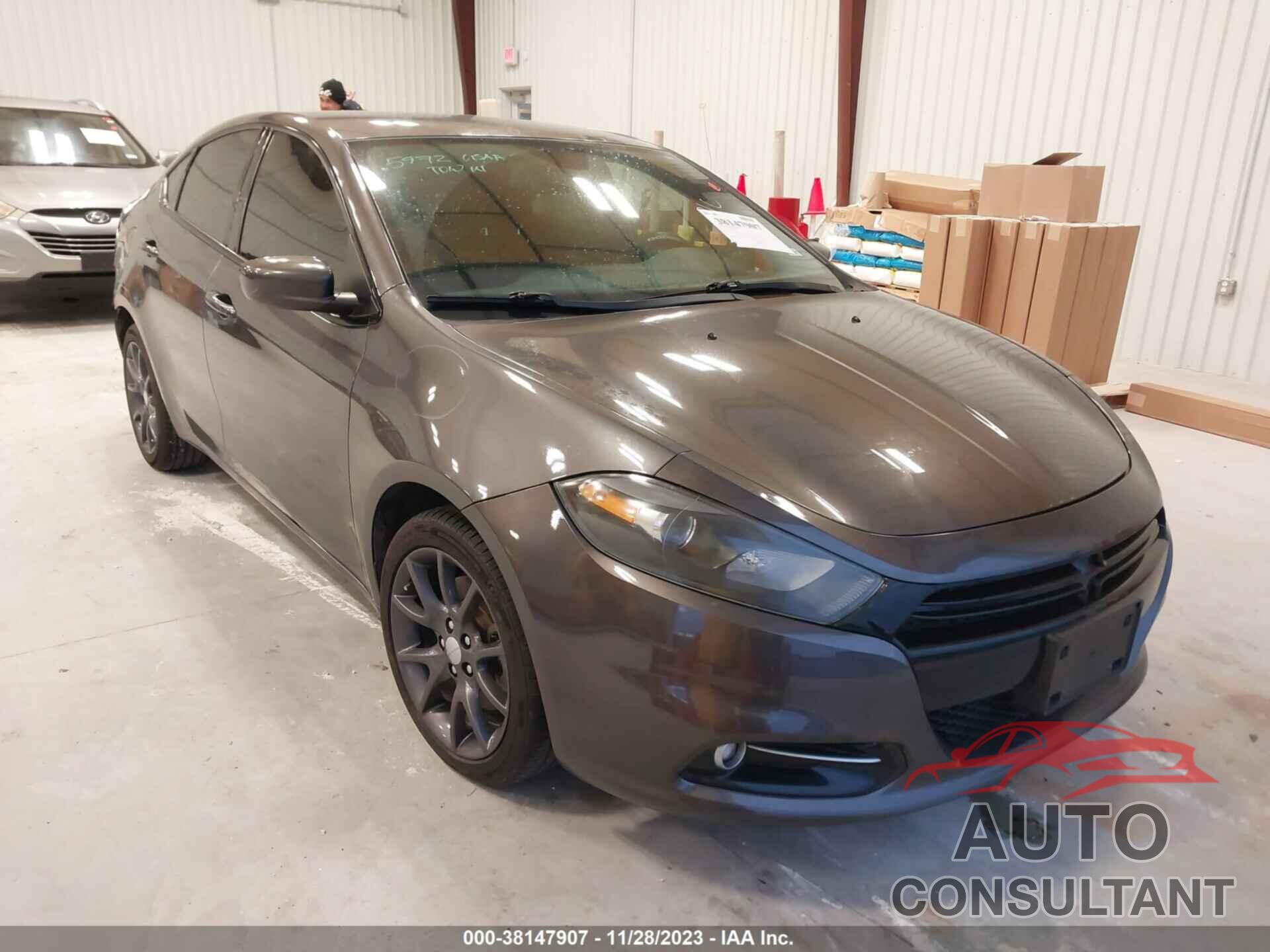 DODGE DART 2016 - 1C3CDFBBXGD644700