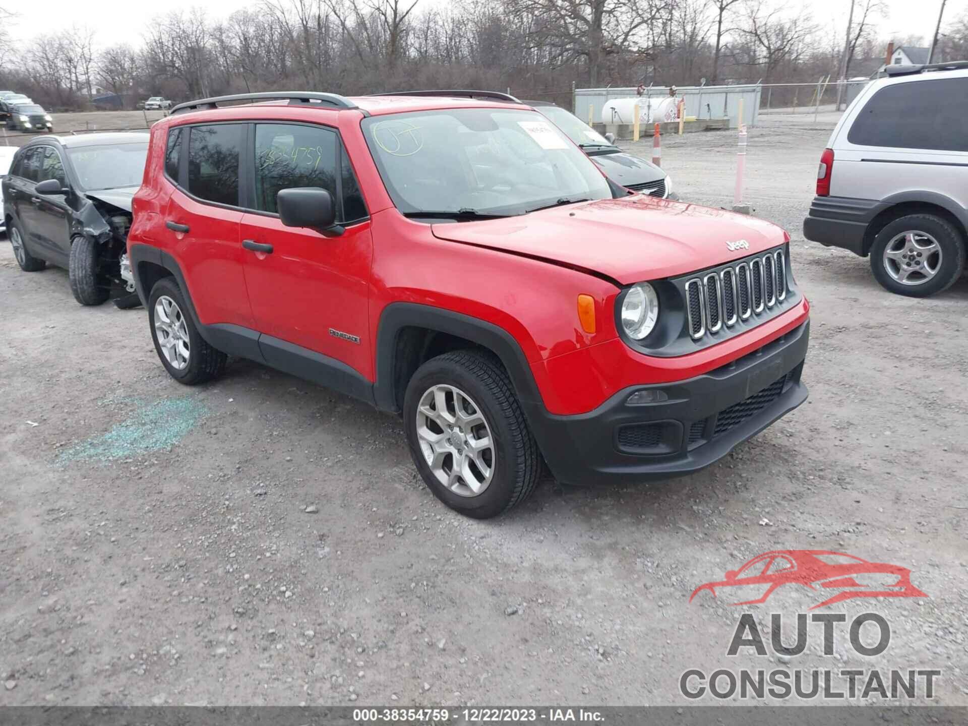 JEEP RENEGADE 2018 - ZACCJBAB3JPJ28196