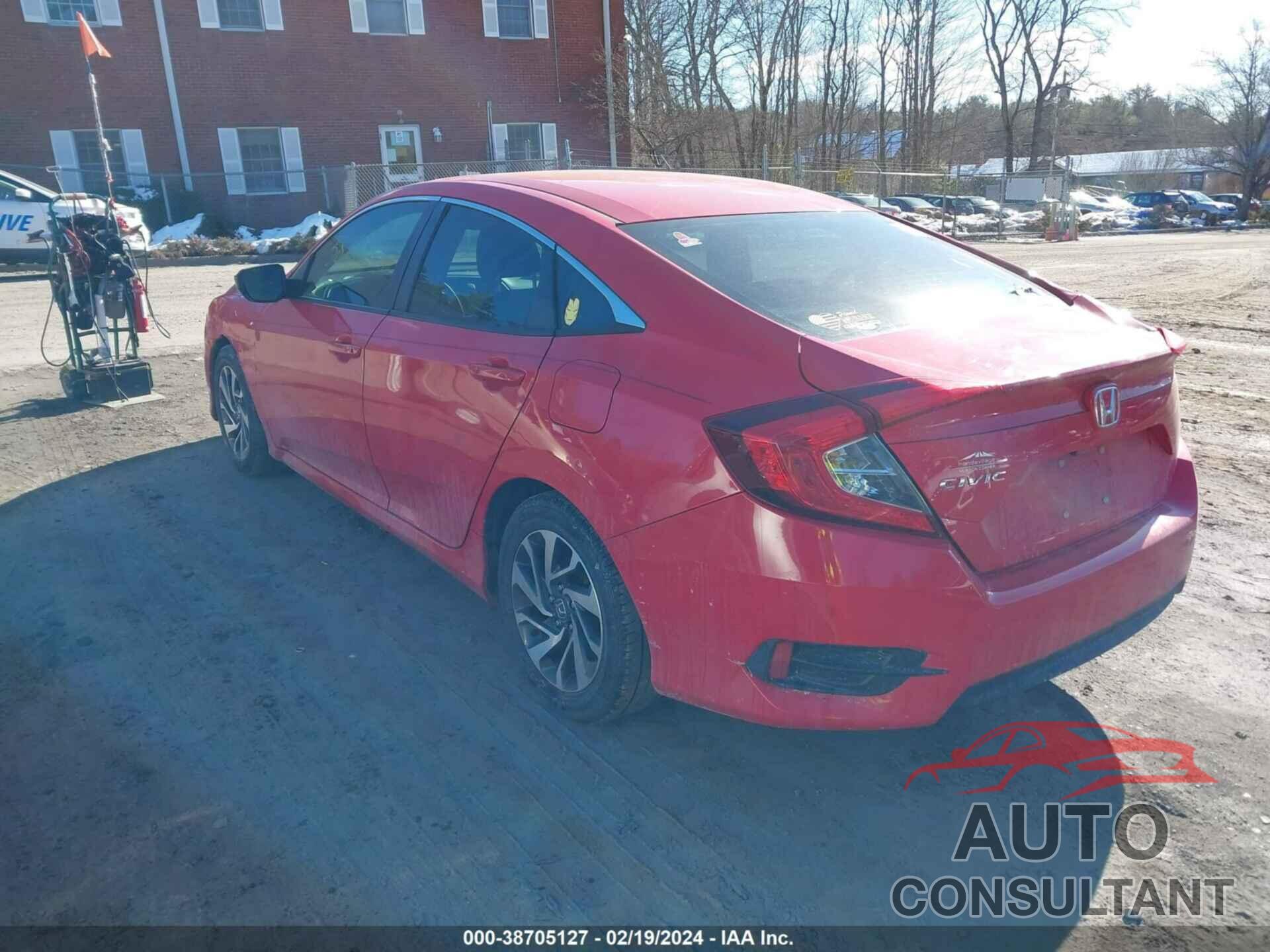 HONDA CIVIC 2016 - 2HGFC2F7XGH502507