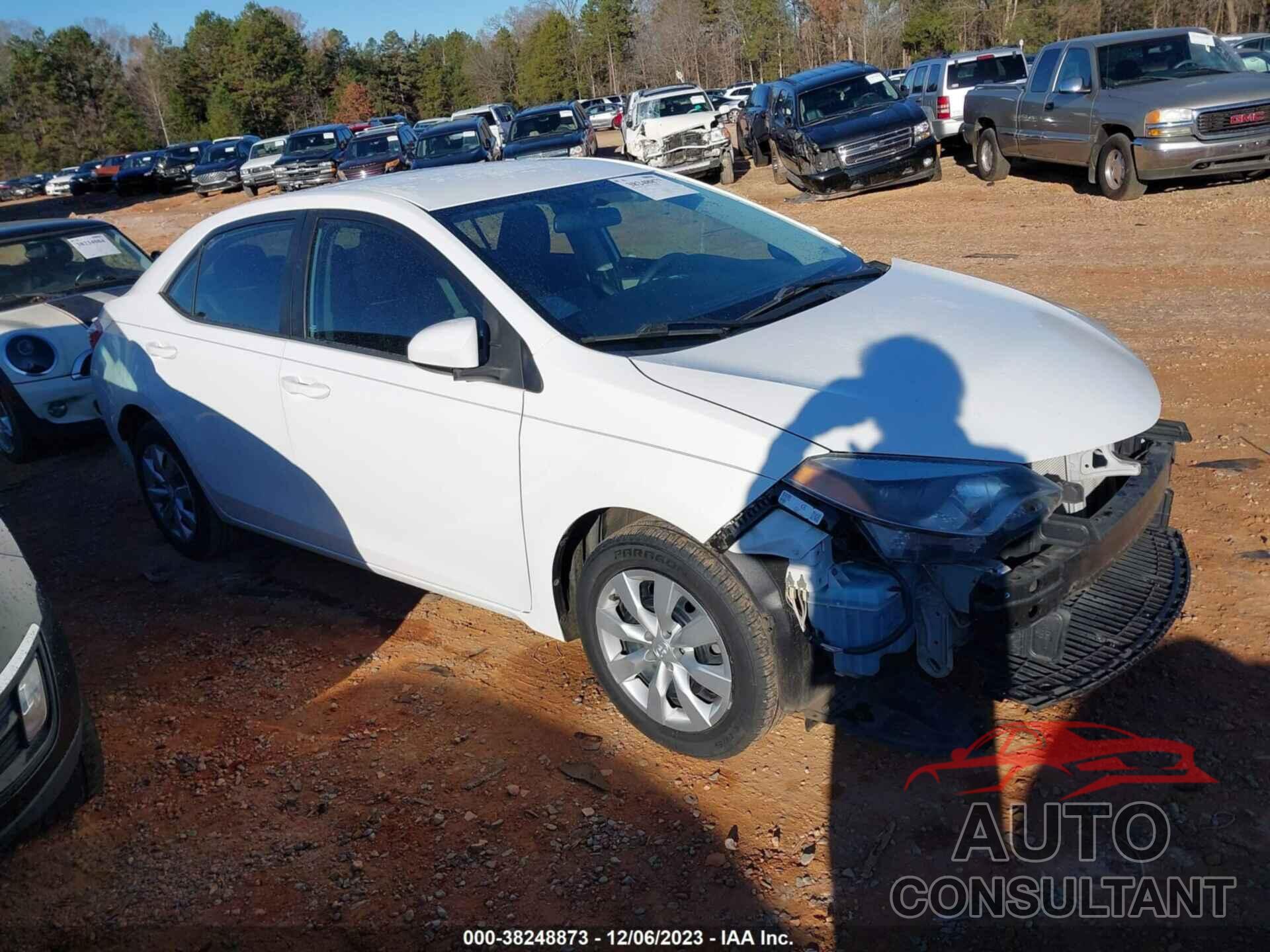 TOYOTA COROLLA 2016 - 5YFBURHE6GP550949