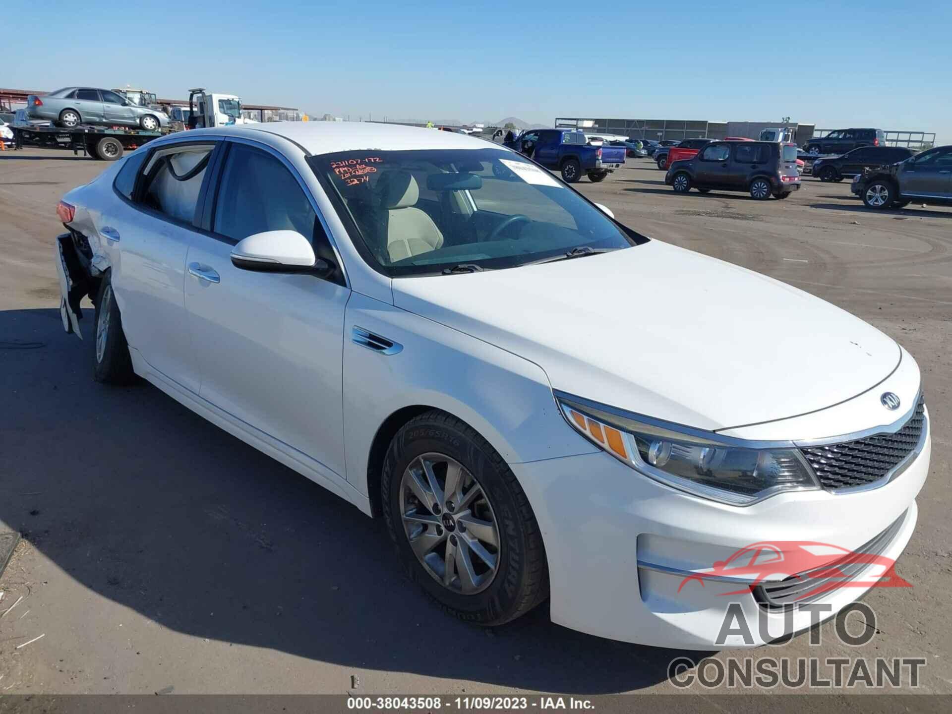 KIA OPTIMA 2016 - 5XXGT4L39GG053274