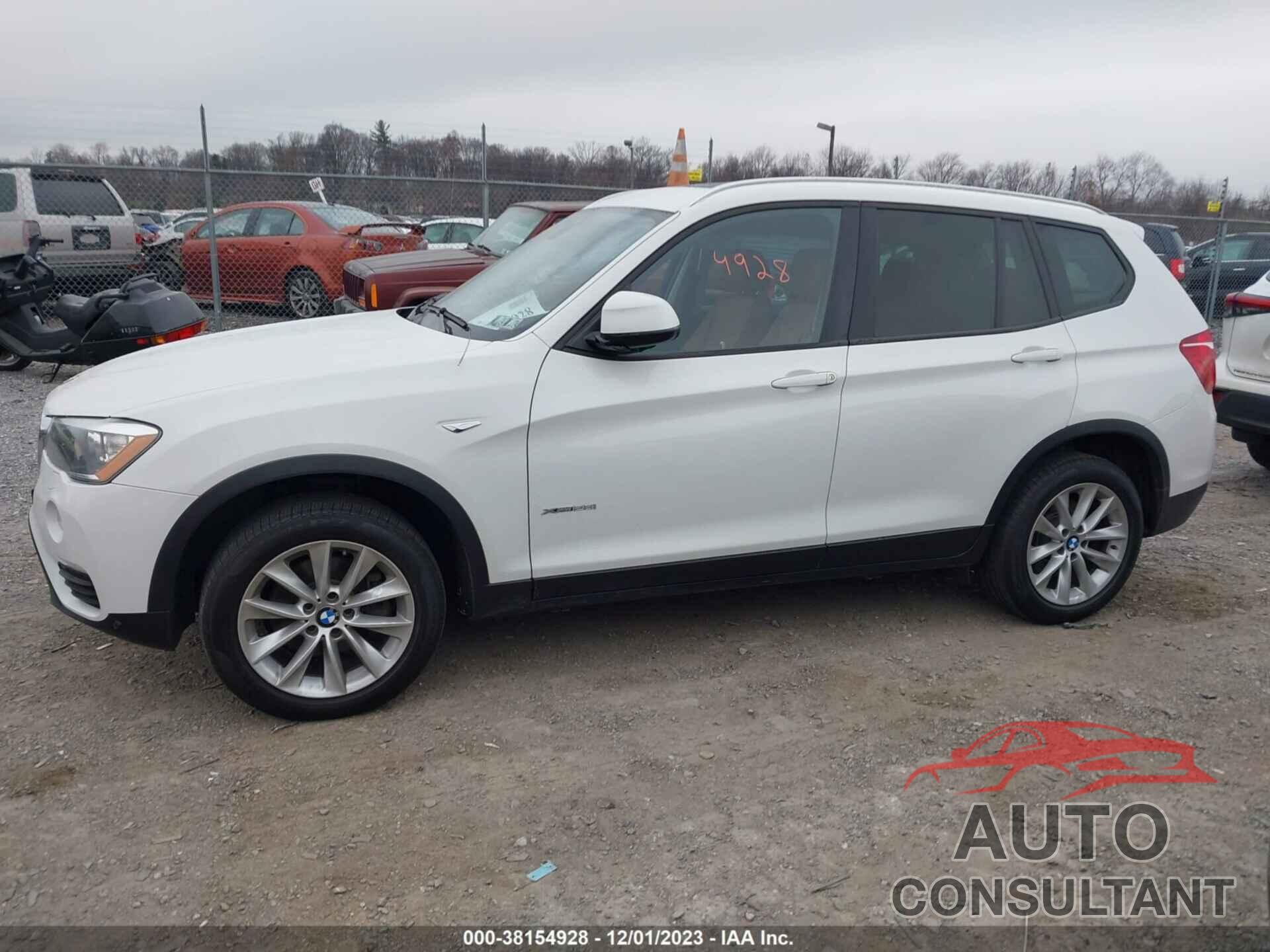 BMW X3 2016 - 5UXWX9C58G0D91377