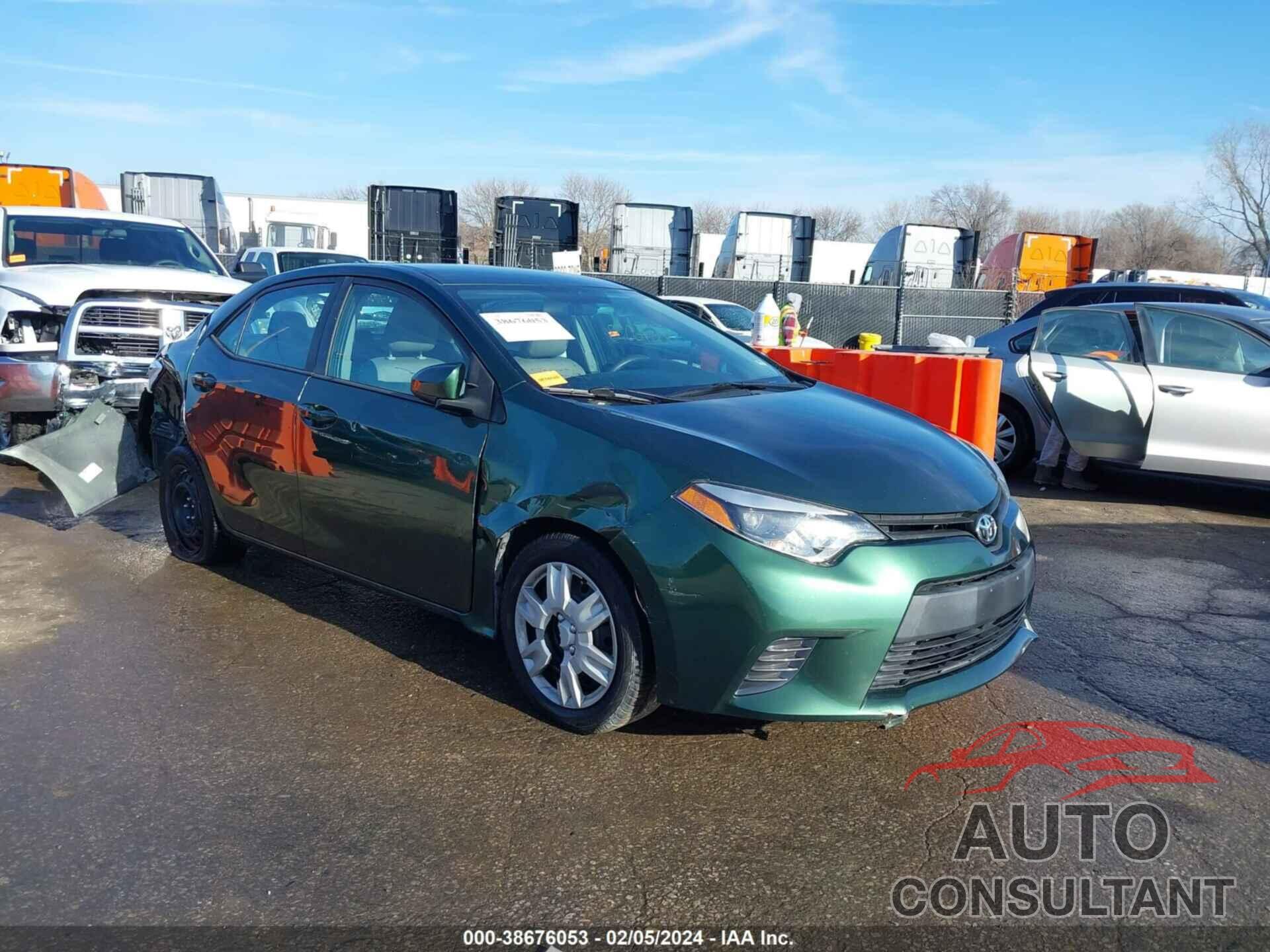 TOYOTA COROLLA 2016 - 2T1BURHE6GC503906