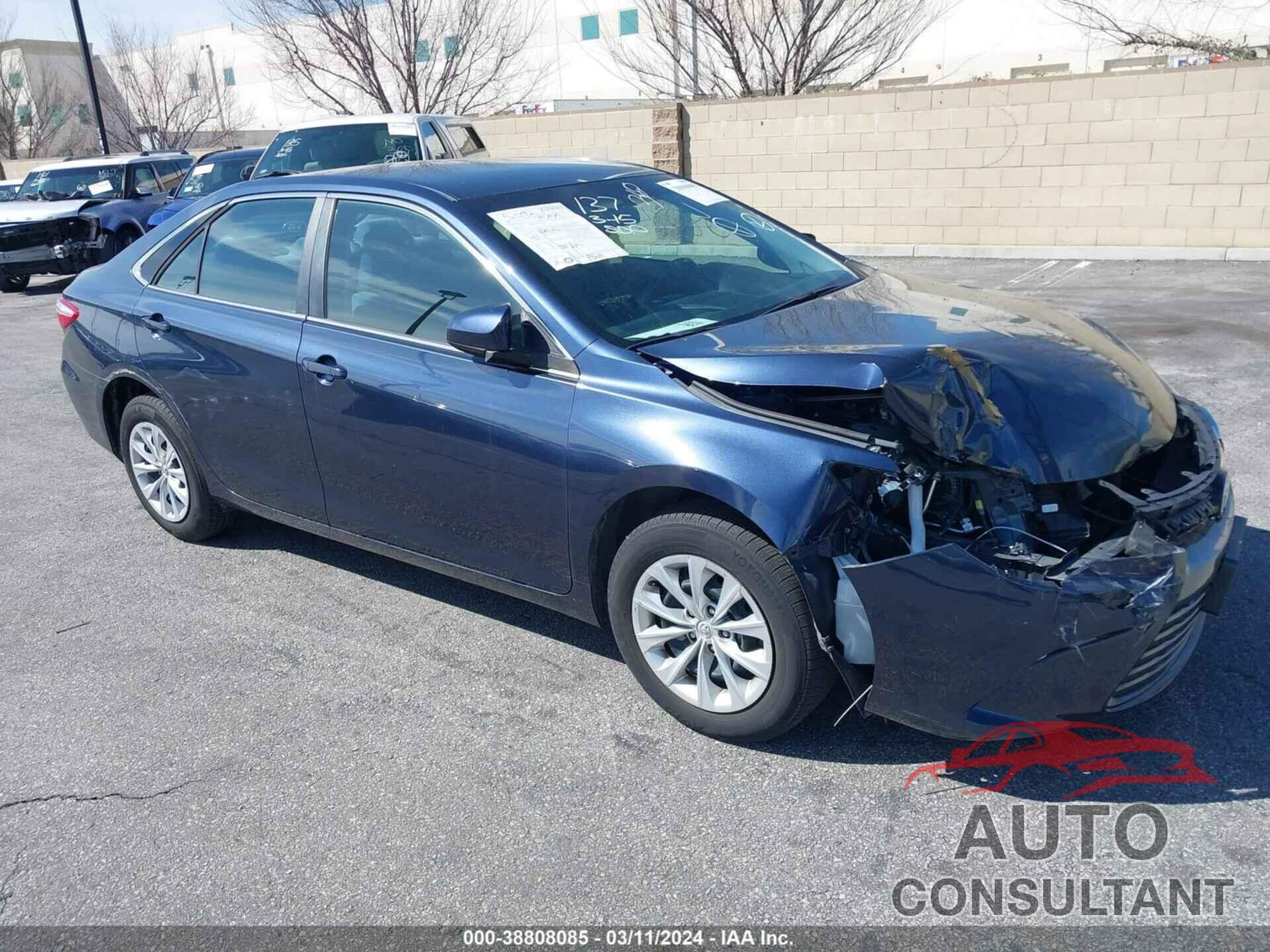 TOYOTA CAMRY 2016 - 4T4BF1FK5GR565757