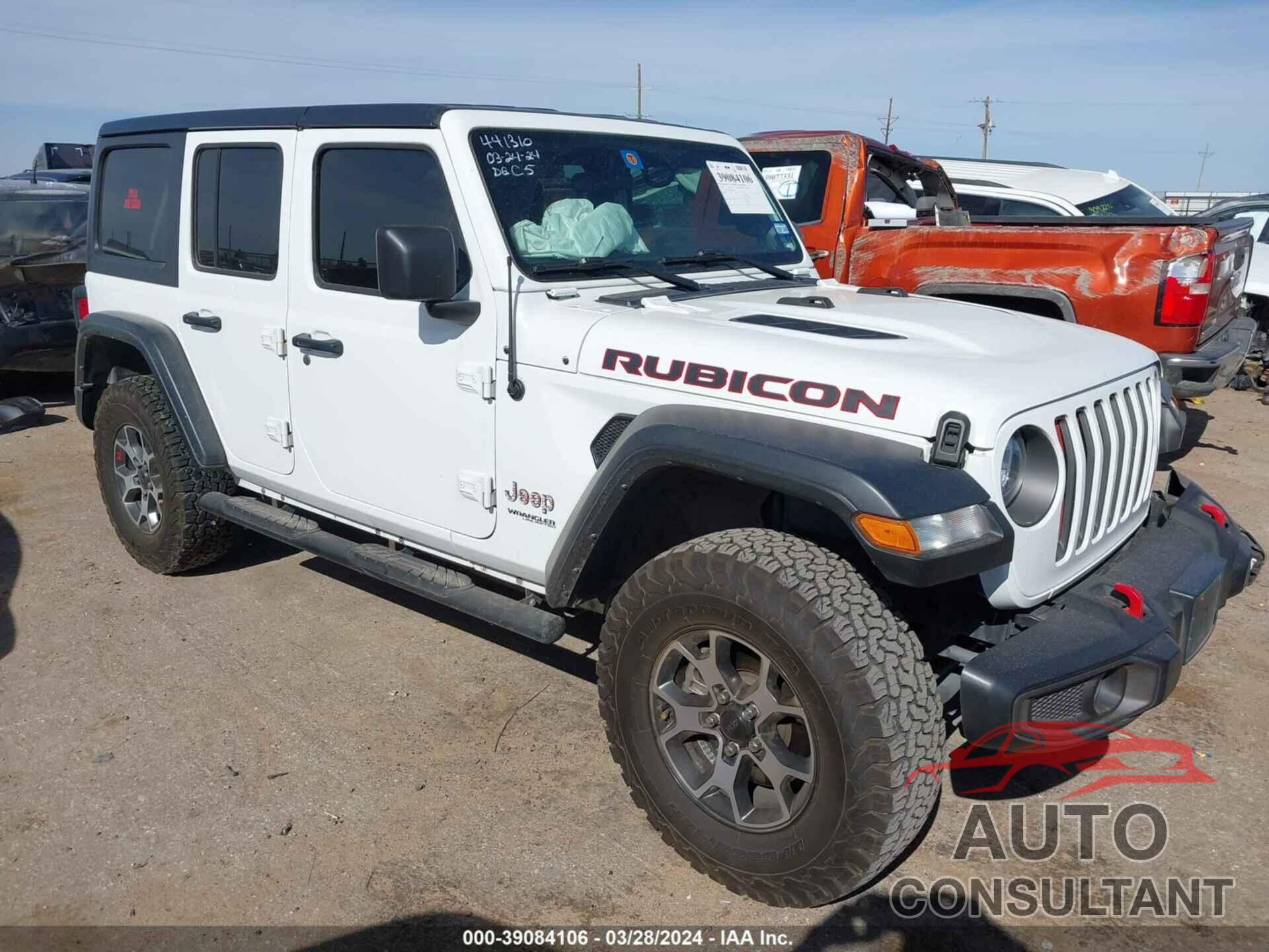JEEP WRANGLER UNLIMITED 2021 - 1C4HJXFN1MW697290