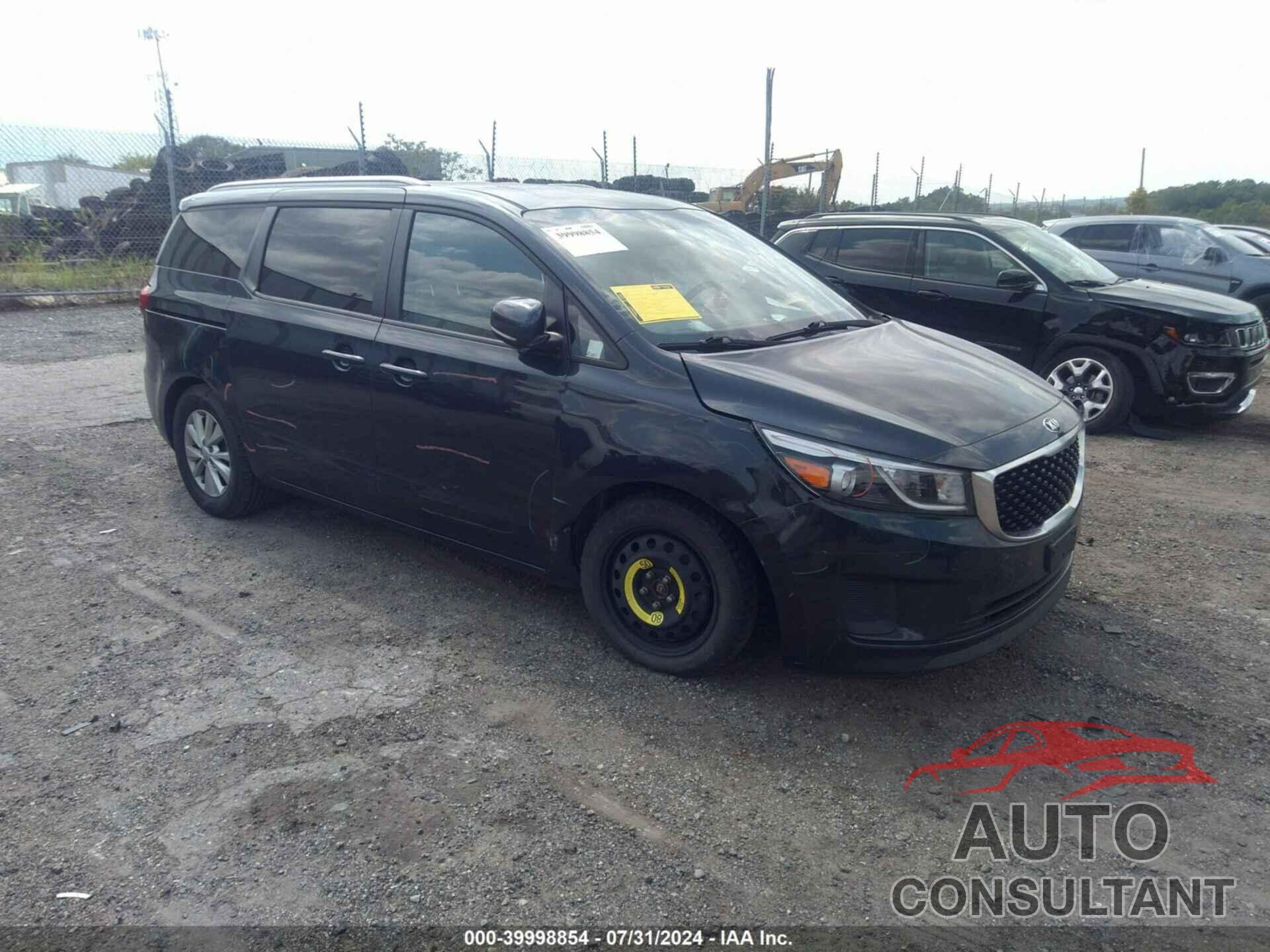 KIA SEDONA 2016 - KNDMB5C12G6191246