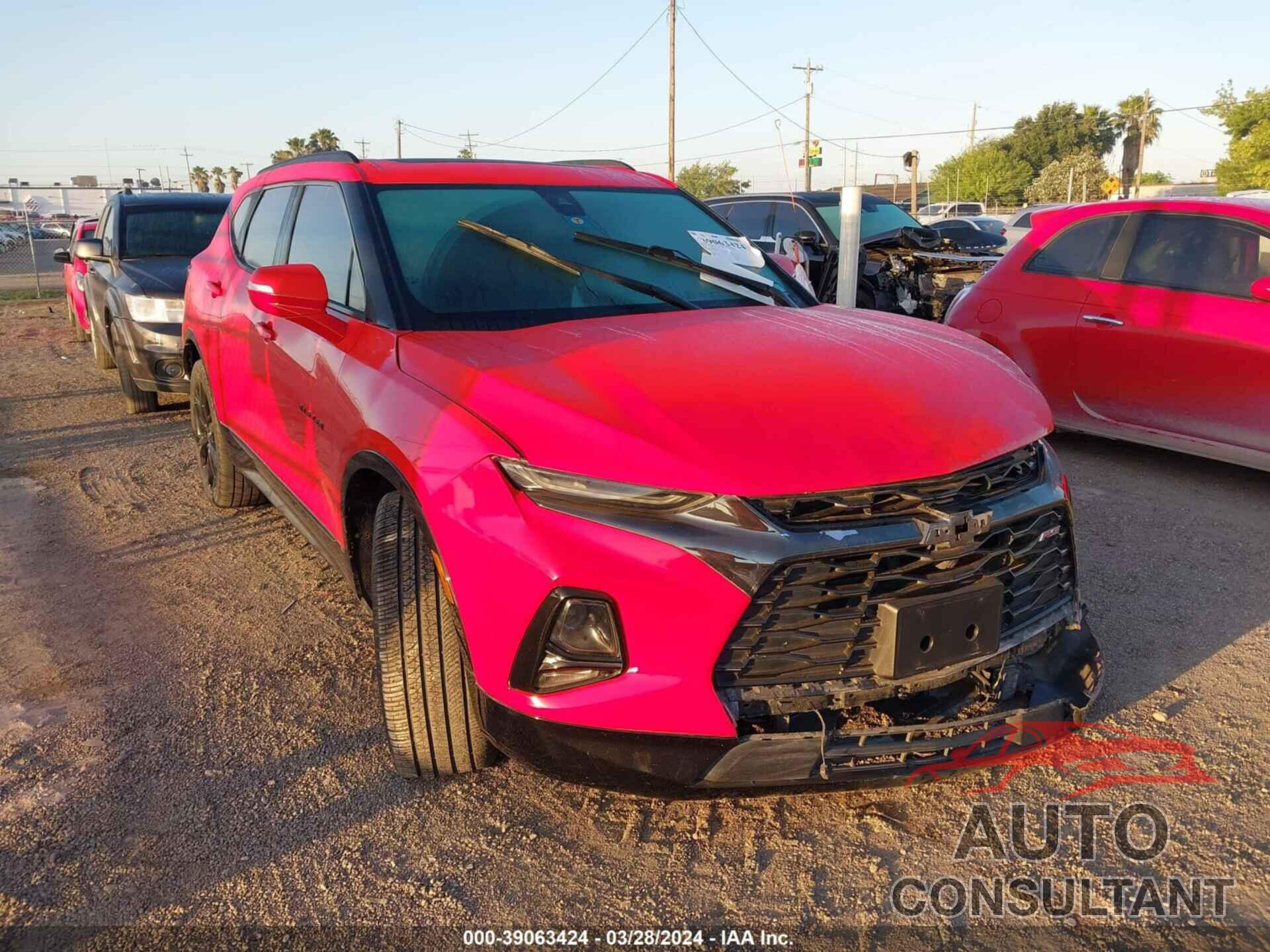 CHEVROLET BLAZER 2019 - 3GNKBERS6KS670675