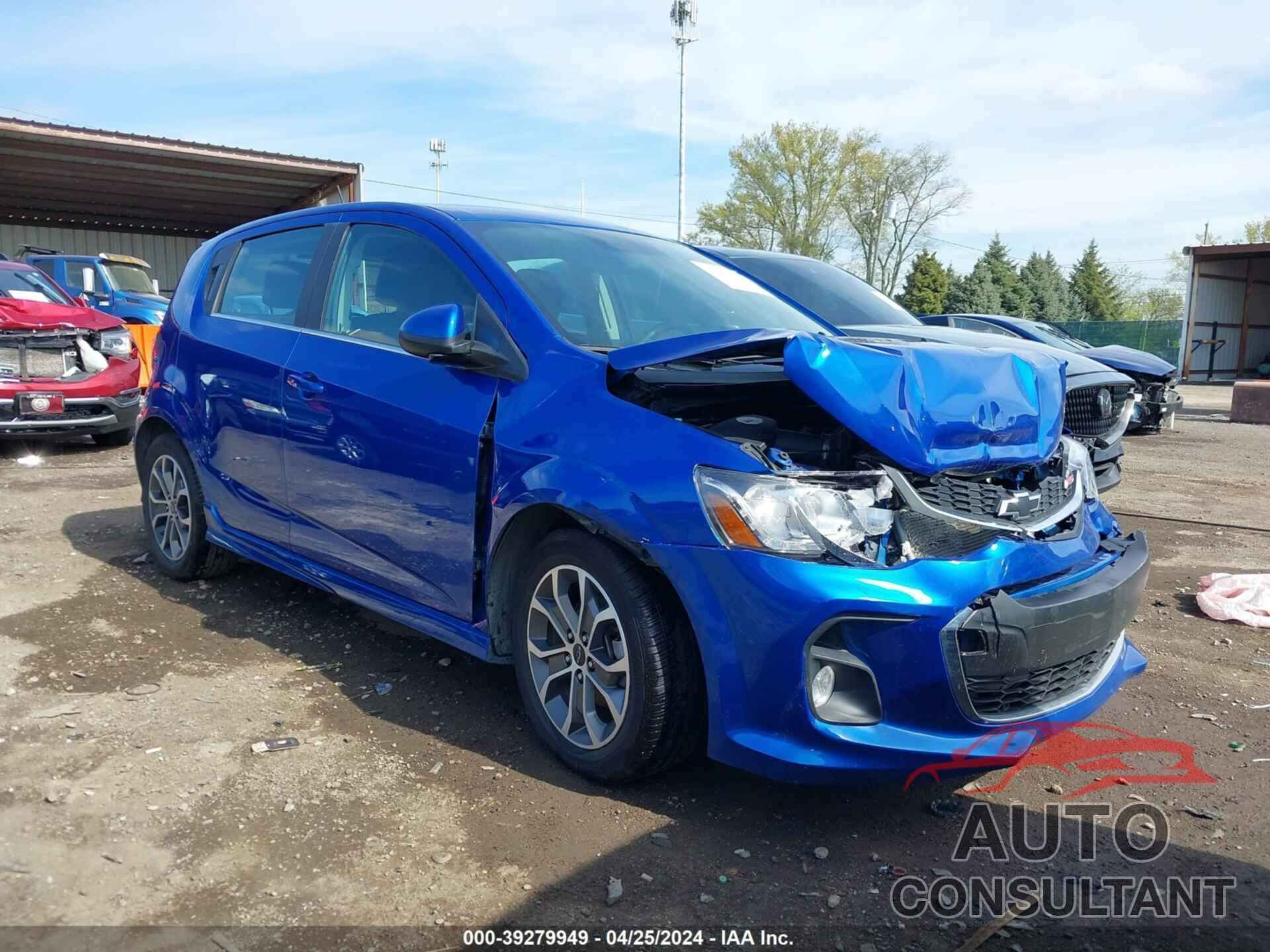 CHEVROLET SONIC 2019 - 1G1JD6SB7K4141145