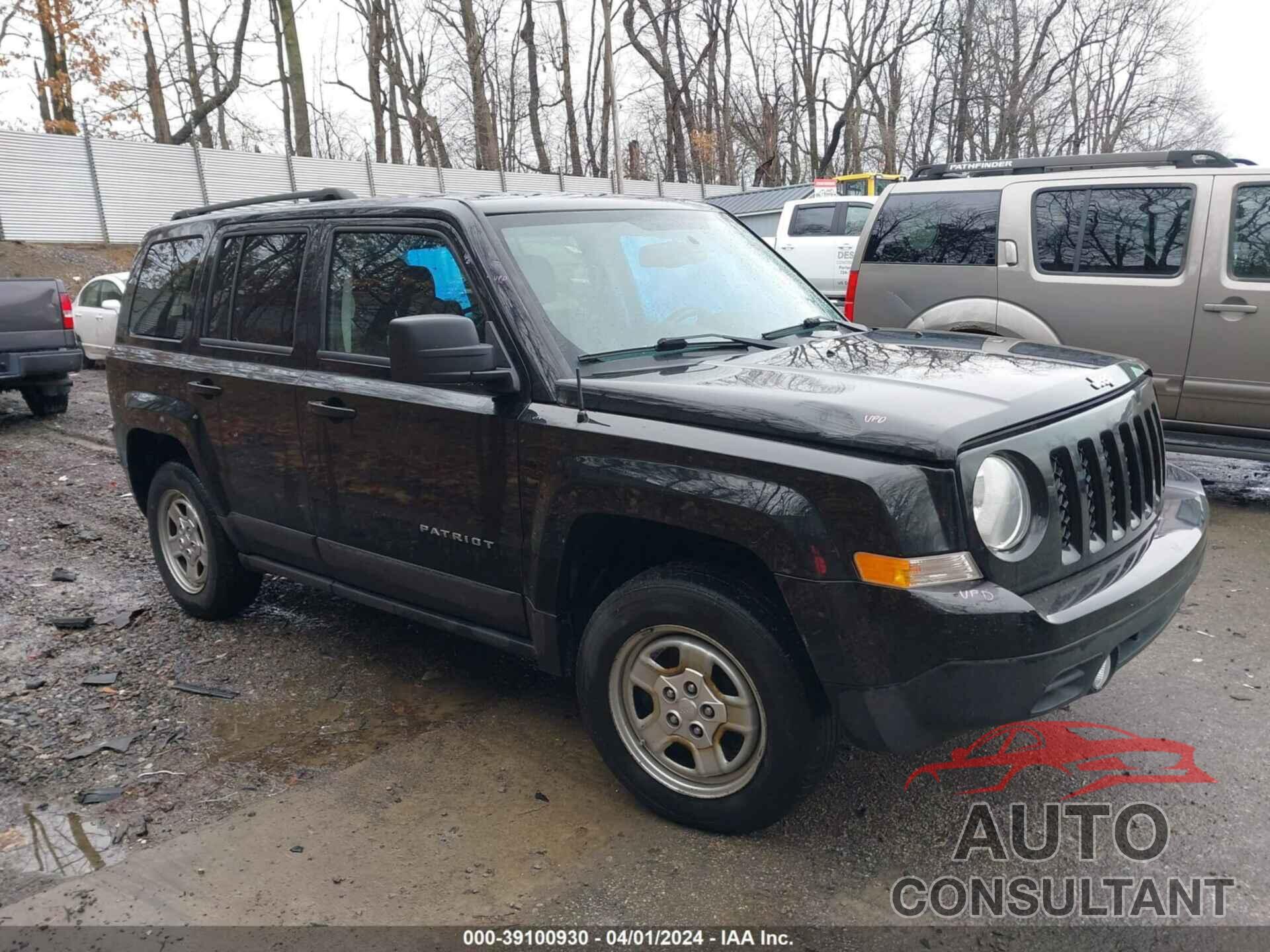 JEEP PATRIOT 2017 - 1C4NJRBB4HD138859