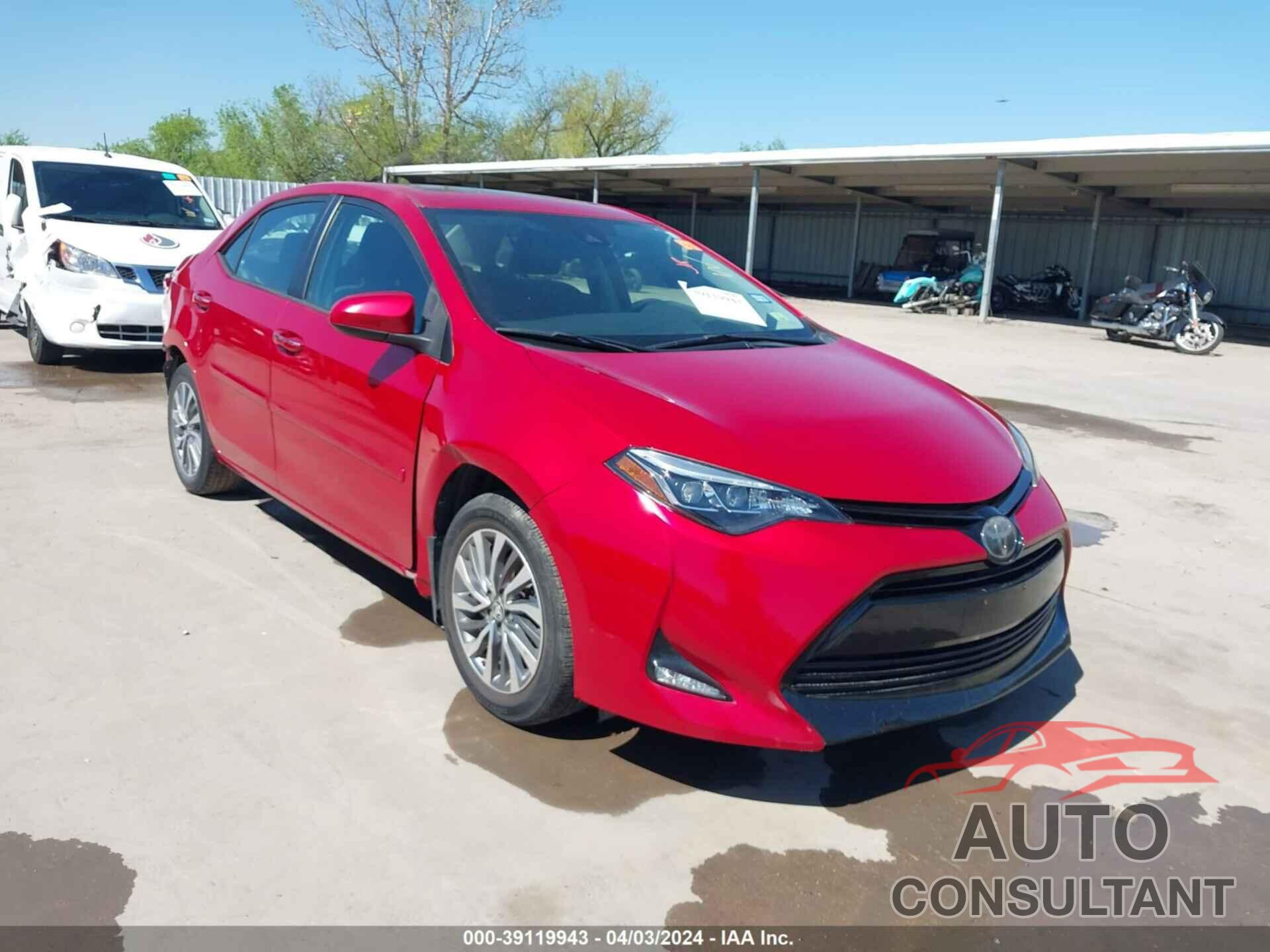 TOYOTA COROLLA 2018 - 2T1BURHE4JC063644