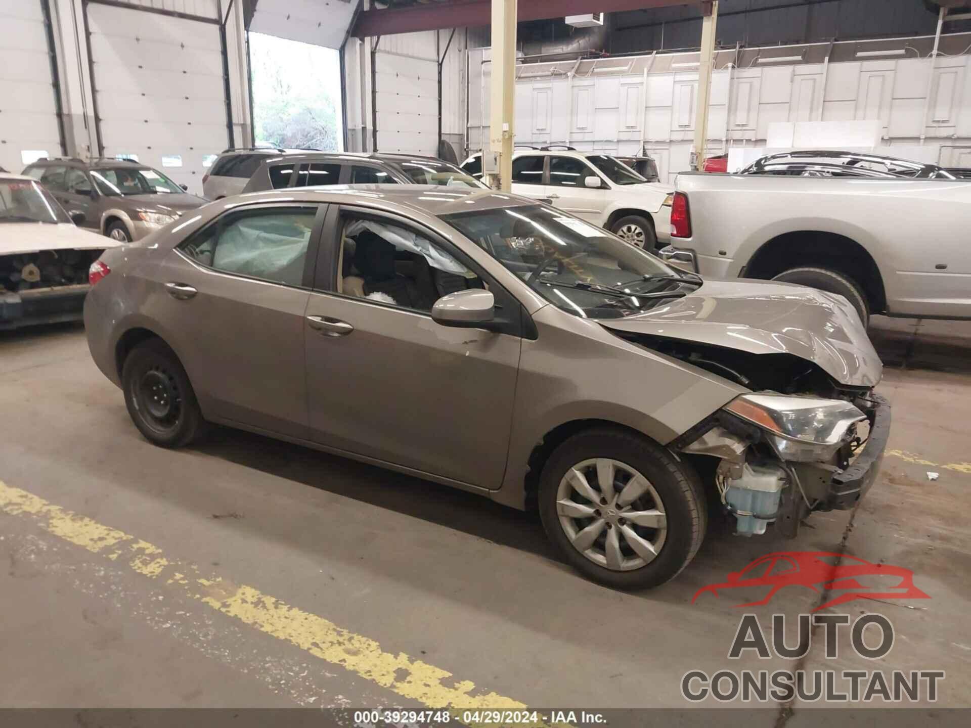 TOYOTA COROLLA 2016 - 2T1BURHE1GC680606