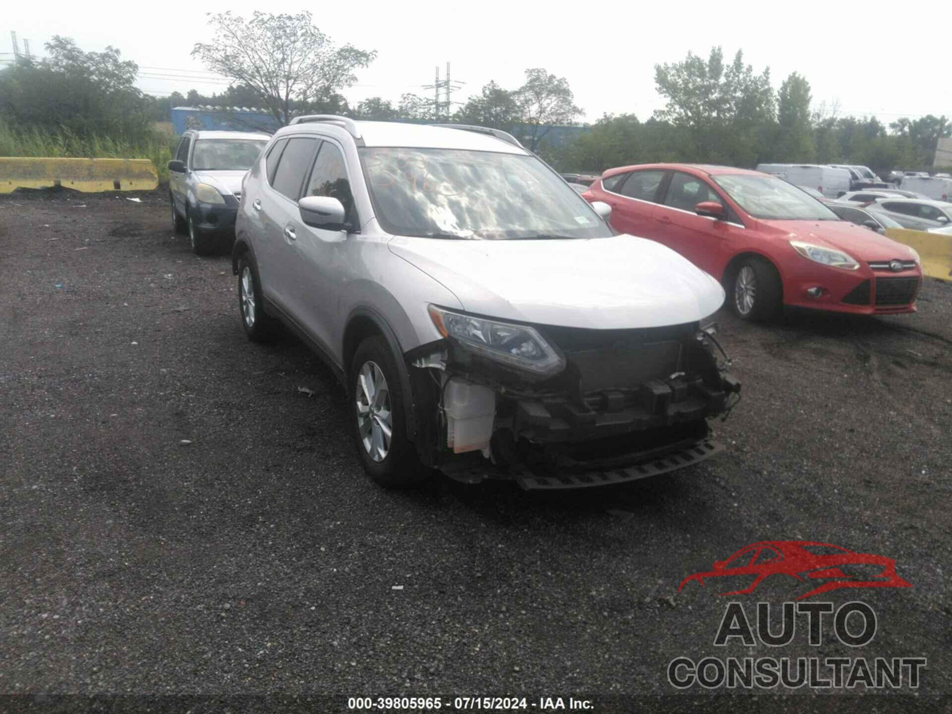 NISSAN ROGUE 2016 - KNMAT2MV0GP697619