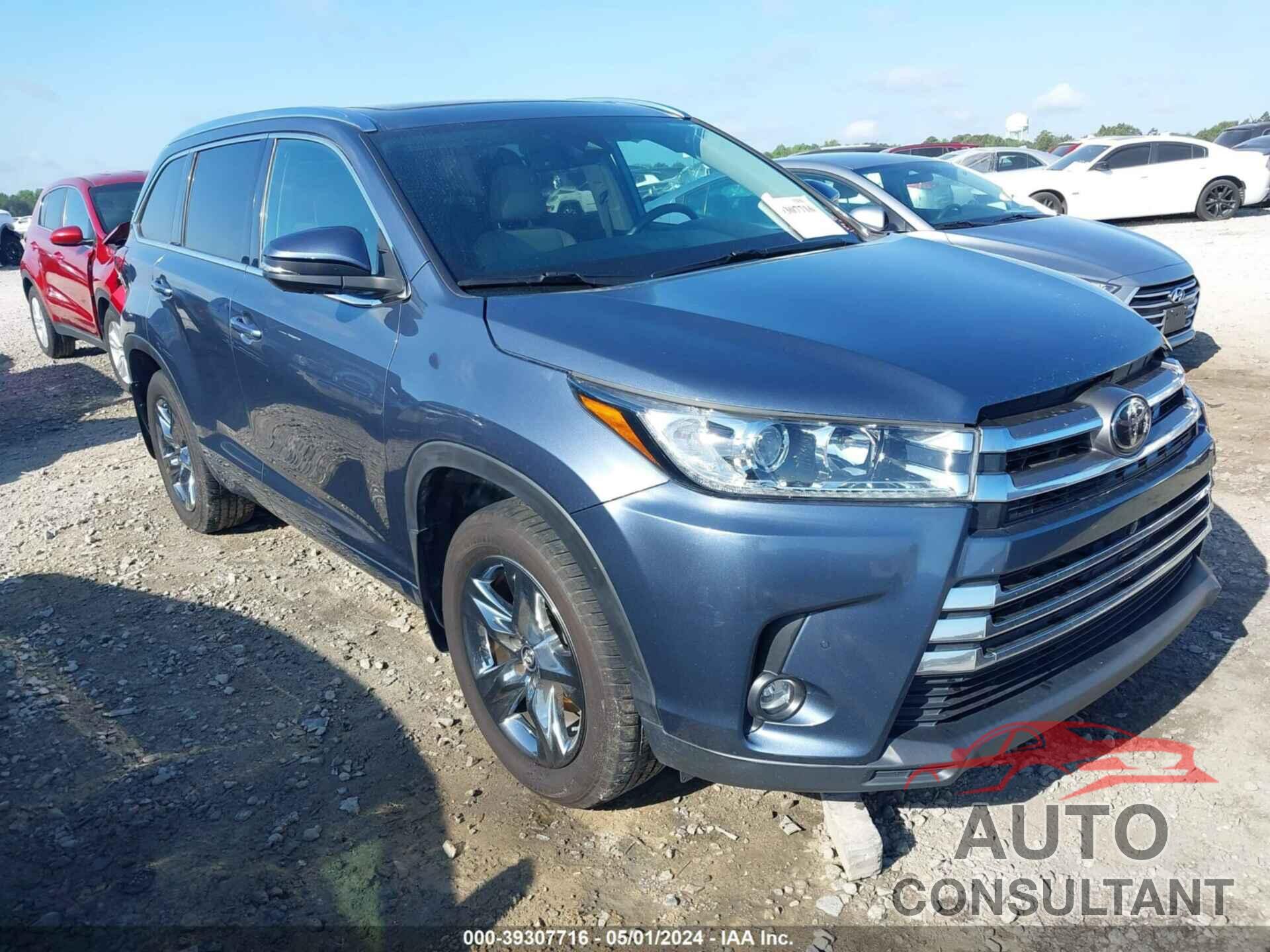 TOYOTA HIGHLANDER 2019 - 5TDDZRFH7KS950932