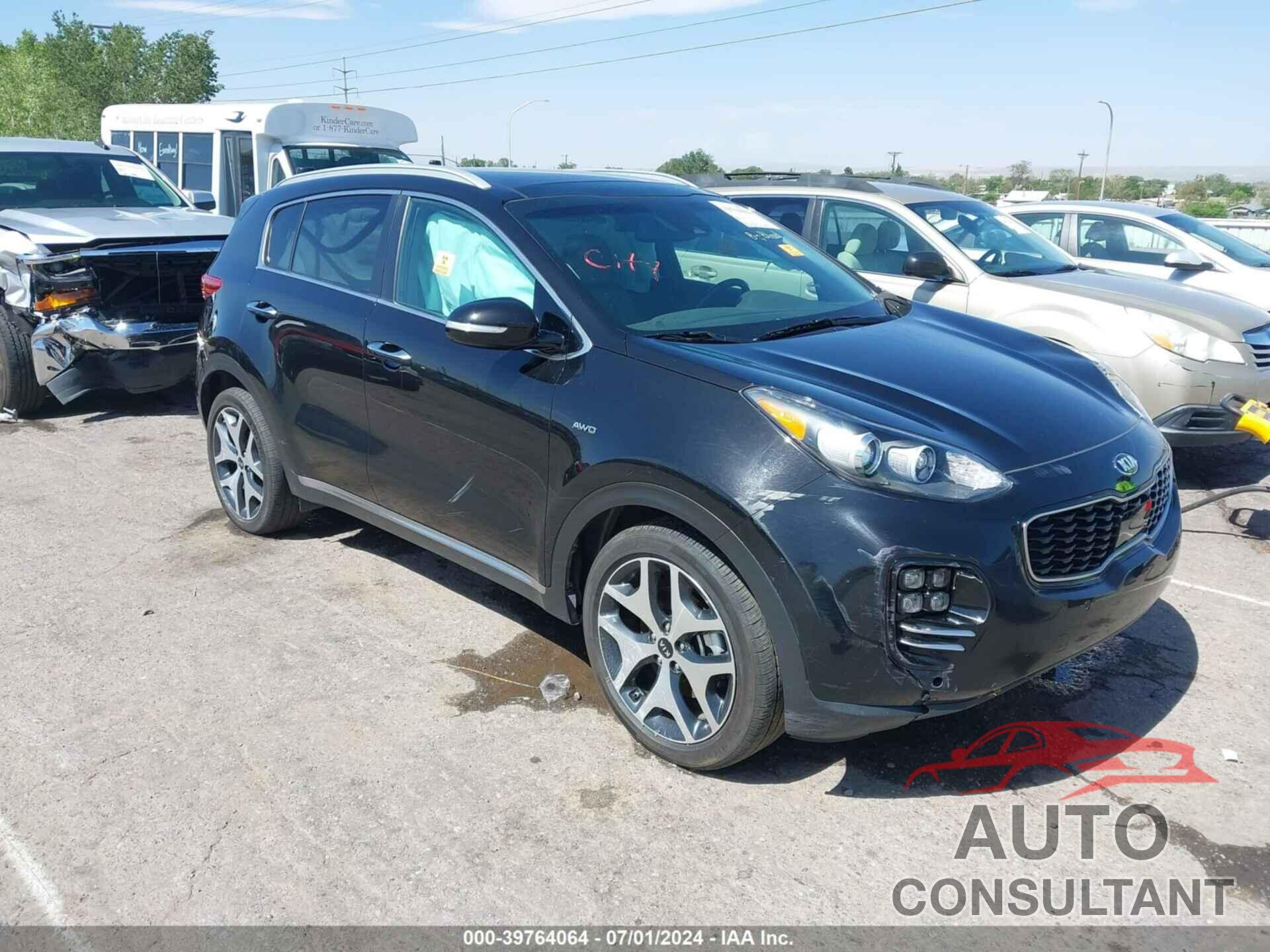 KIA SPORTAGE 2017 - KNDPRCA62H7256233