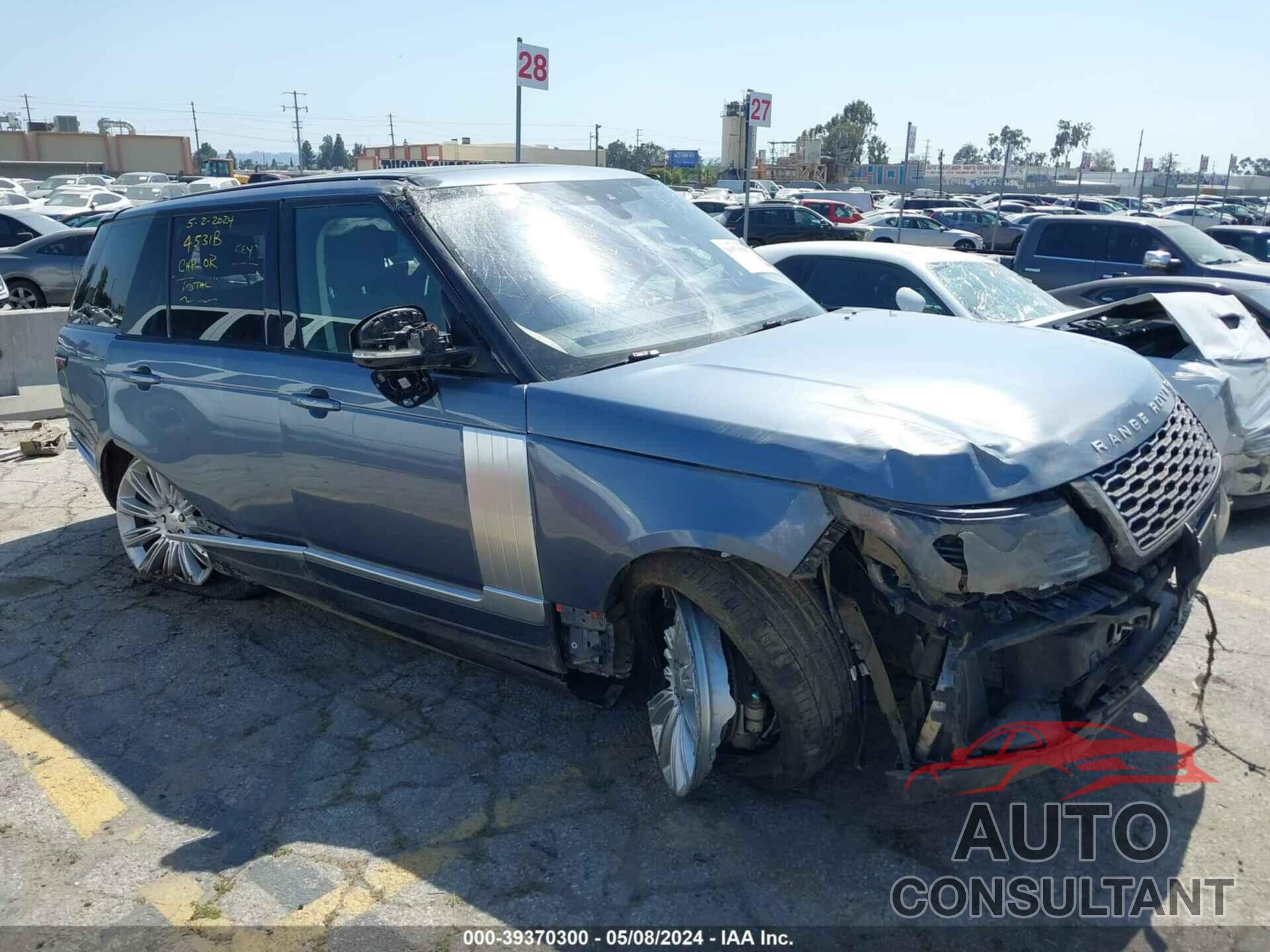 LAND ROVER RANGE ROVER 2020 - SALGS2RK3LA574494